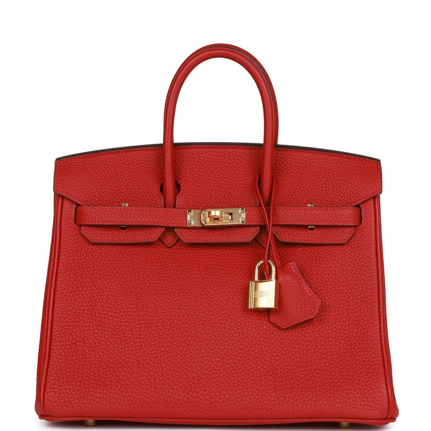 Hermes Birkin Rouge Vif Togo Hardware Handbag Gold Travel Bag Hardware 1