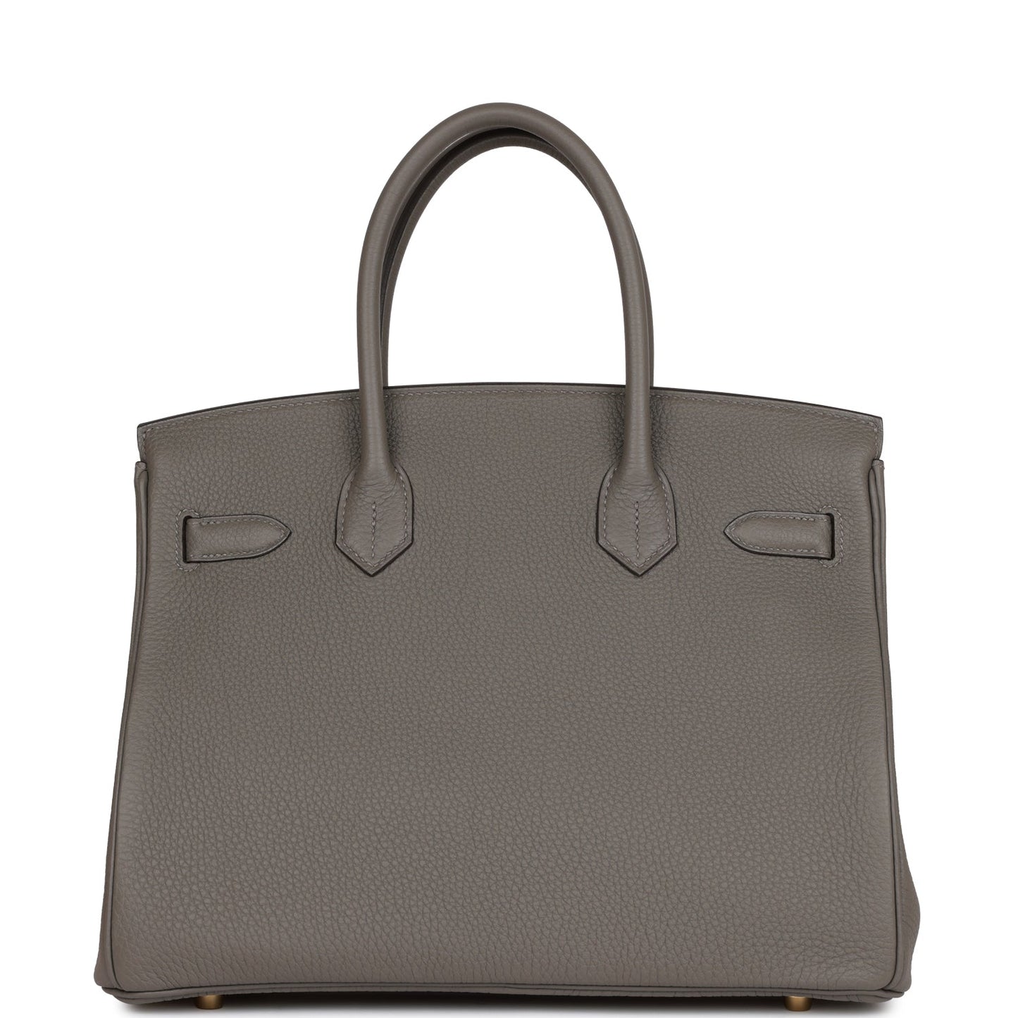 Hermes Birkin Gris Meyer Togo Hardware Handbag Gold Travel Bag