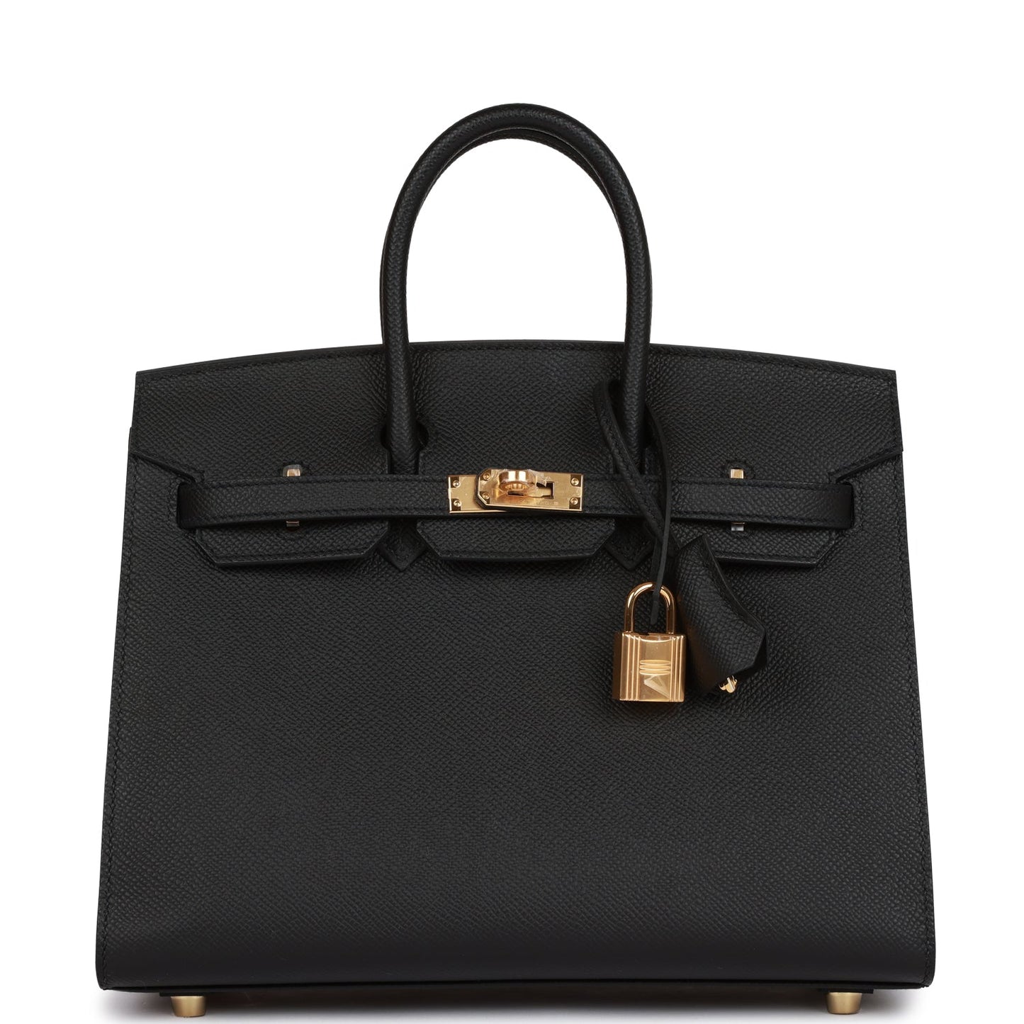 Hermes Birkin Sellier Epsom Hardware Handbag Black Gold Travel Bag Hardware 2