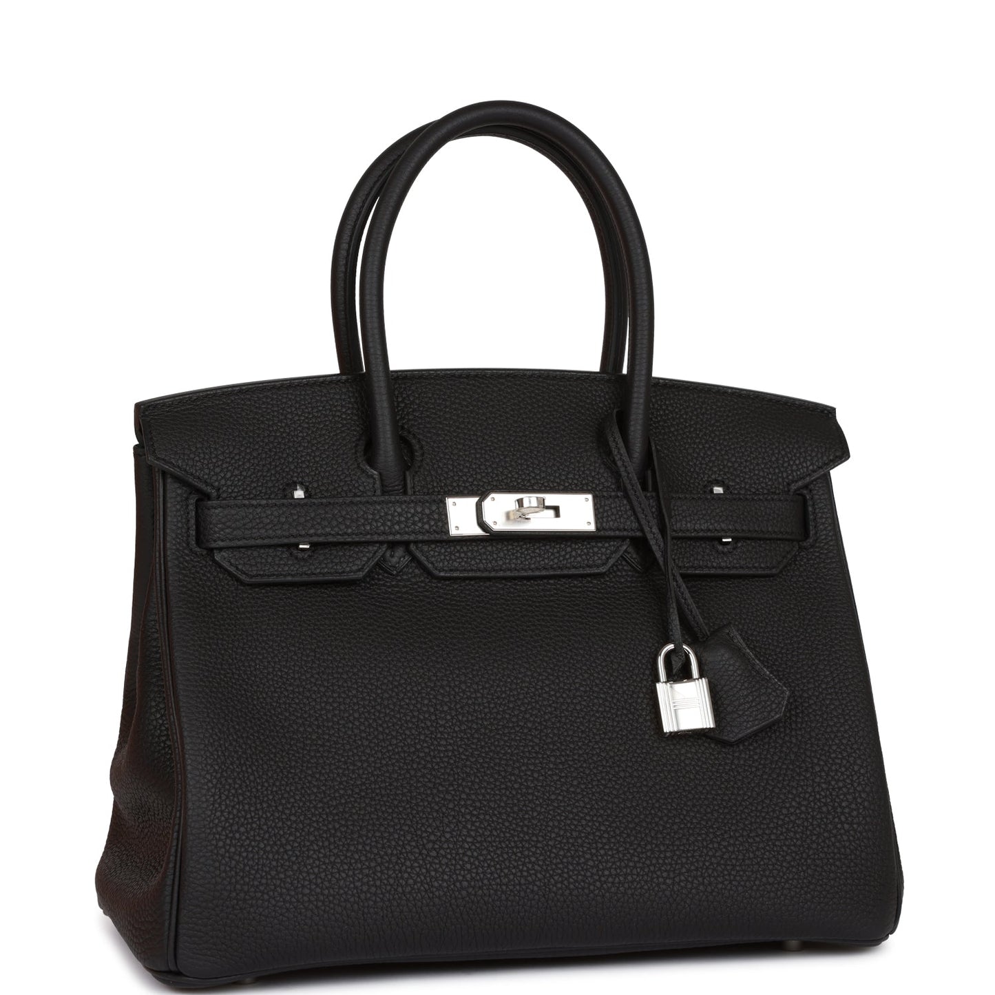 Hermes Birkin Togo Palladium Hardware Handbag Black Travel Bag Hardware 17