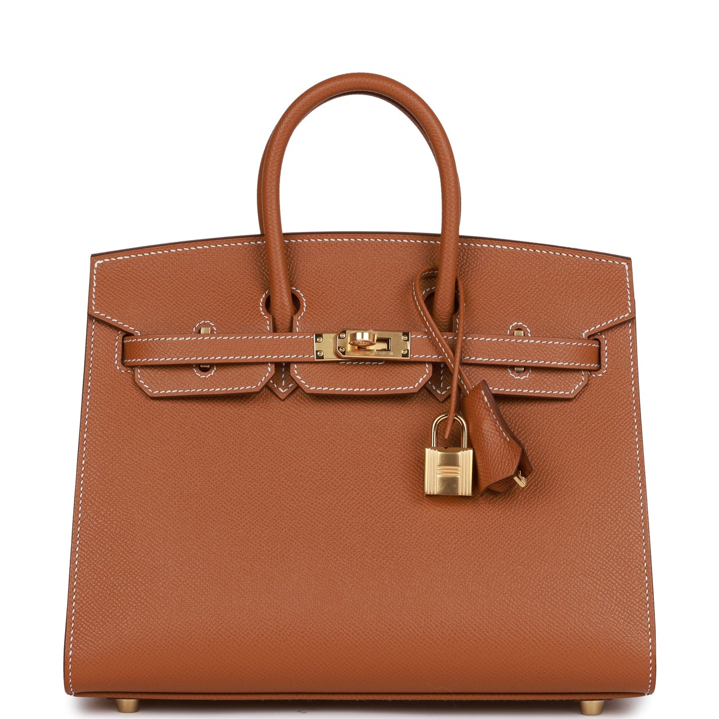 Hermes Birkin Sellier Epsom Hardware Handbag Gold Travel Bag