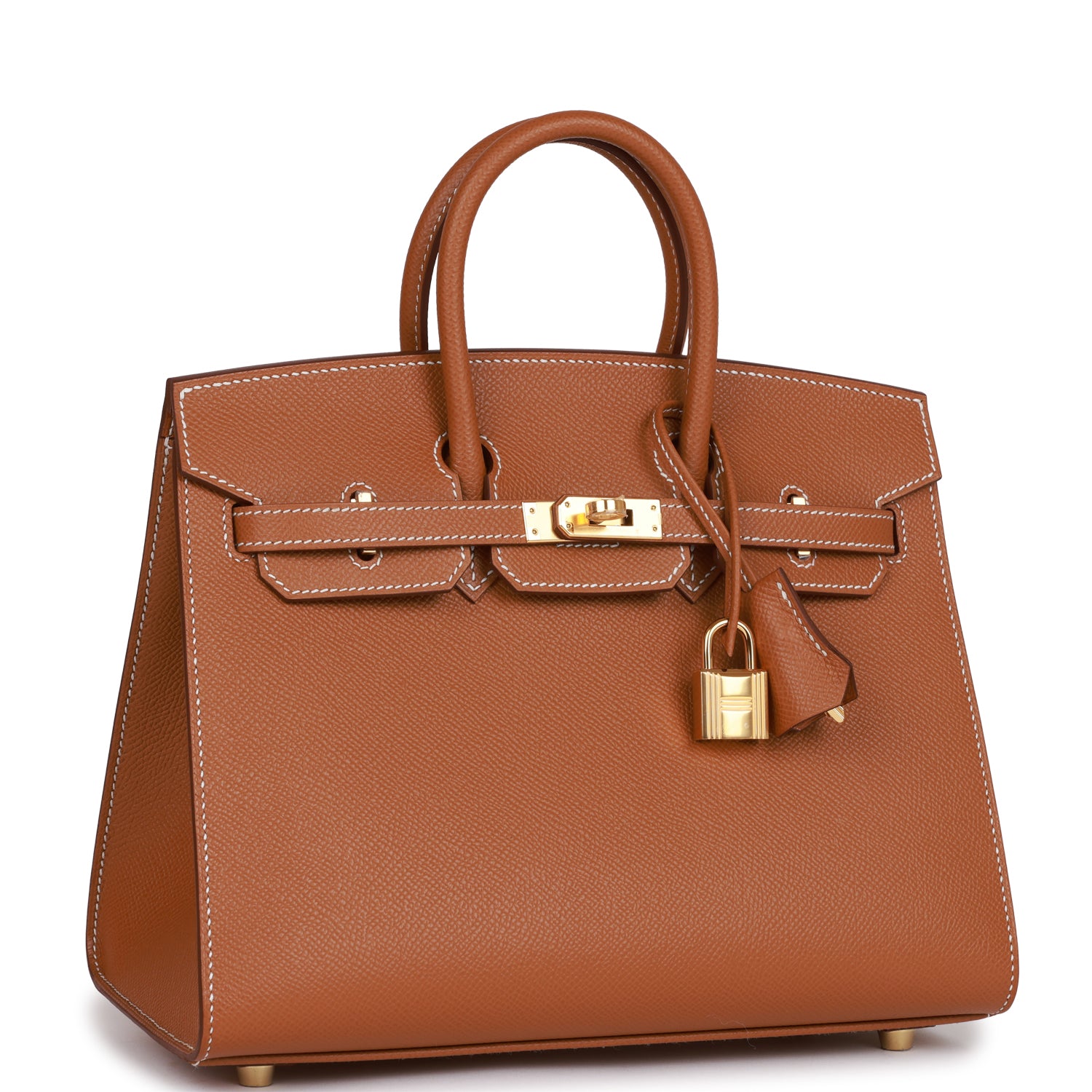 Hermes Birkin Sellier Epsom Hardware Handbag Gold Travel Bag
