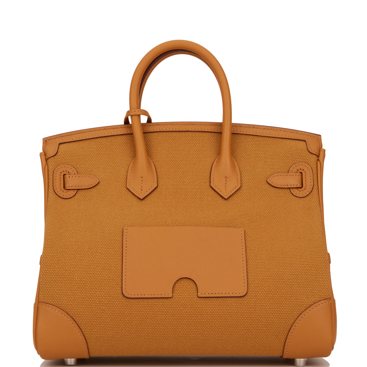 Hermes Birkin Cargo Desert Sesame Swift And Toile Canvas Travel Bag For Ss