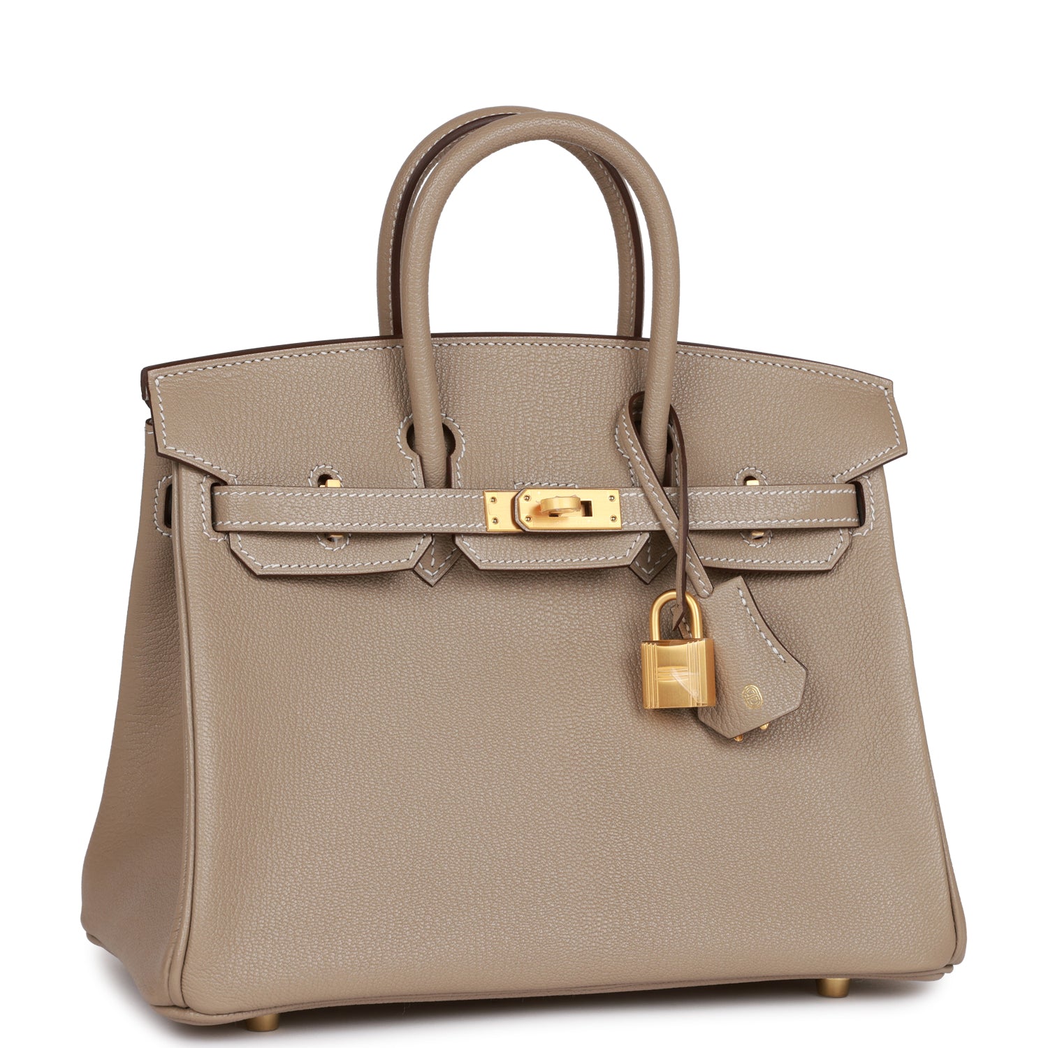 Hermes Special Order Hss Birkin Gris Tourterelle Verso Gold Travel Bag