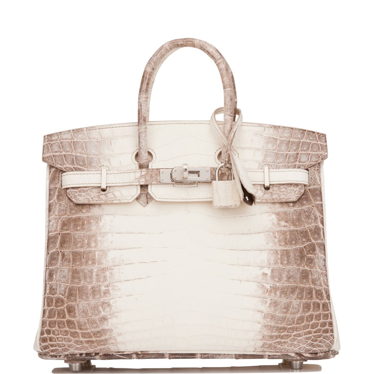 Hermes Birkin Himalaya Niloticus Crocodile Palladium Hardware Handbag Travel Bag 5