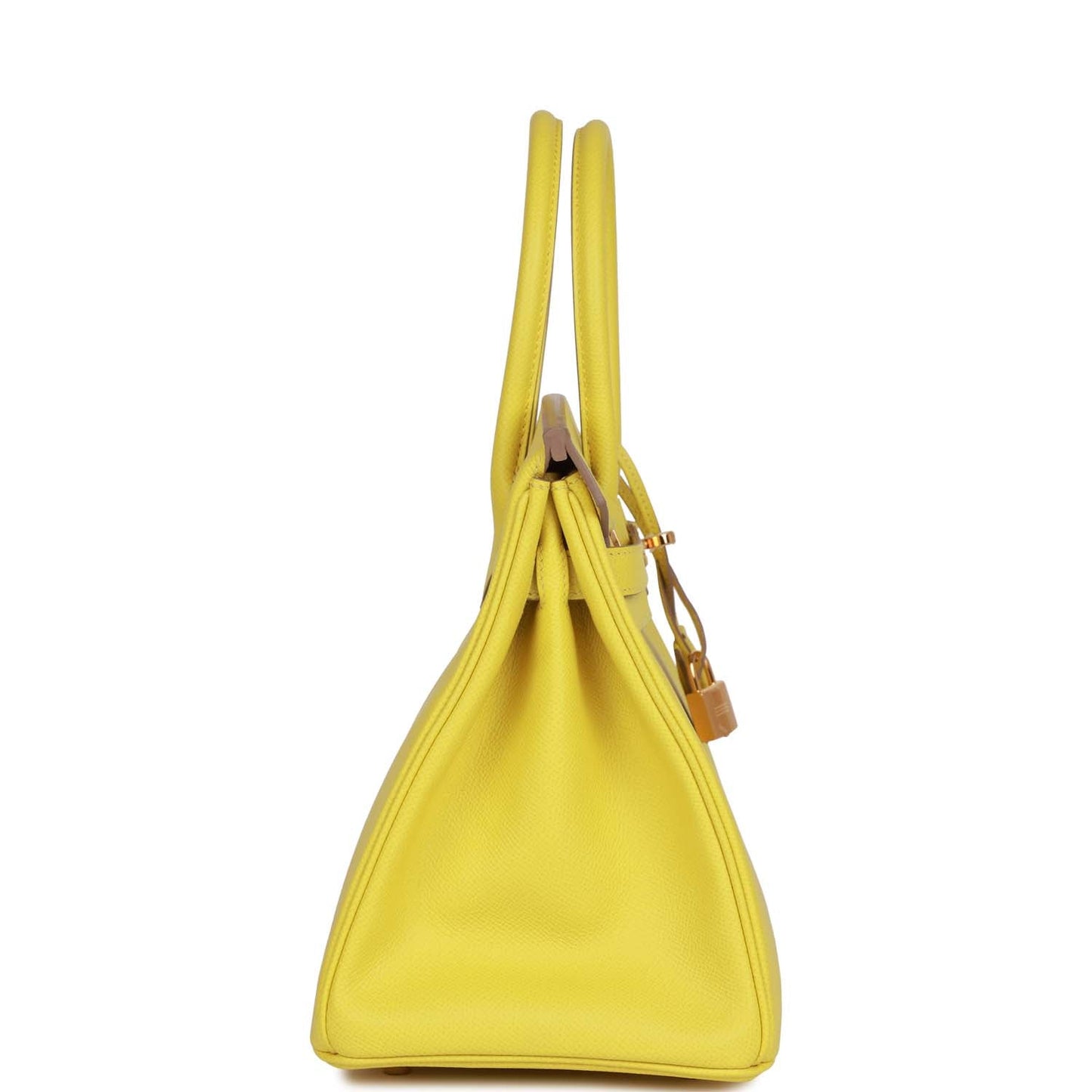 Hermes Birkin Lime Epsom Hardware Handbag Gold Travel Bag