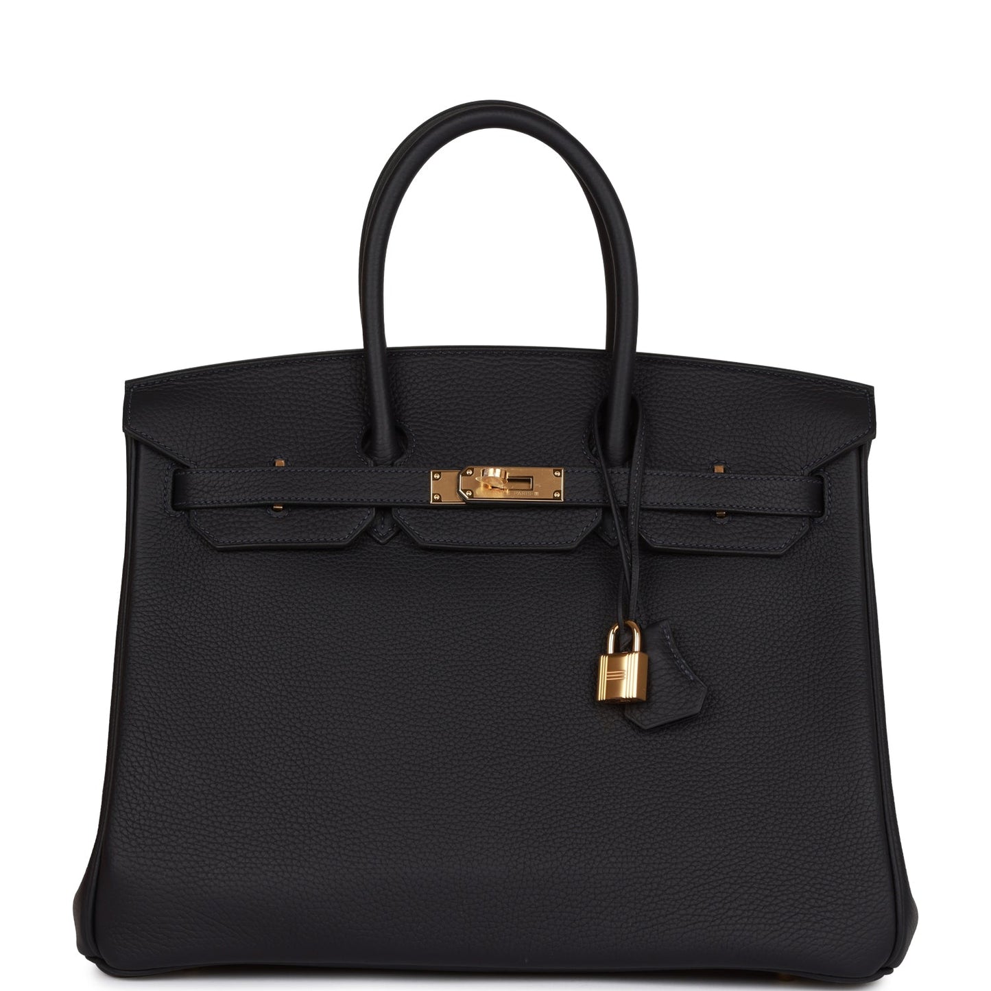Hermes Birkin Caban Clemence Hardware Handbag Gold Travel Bag