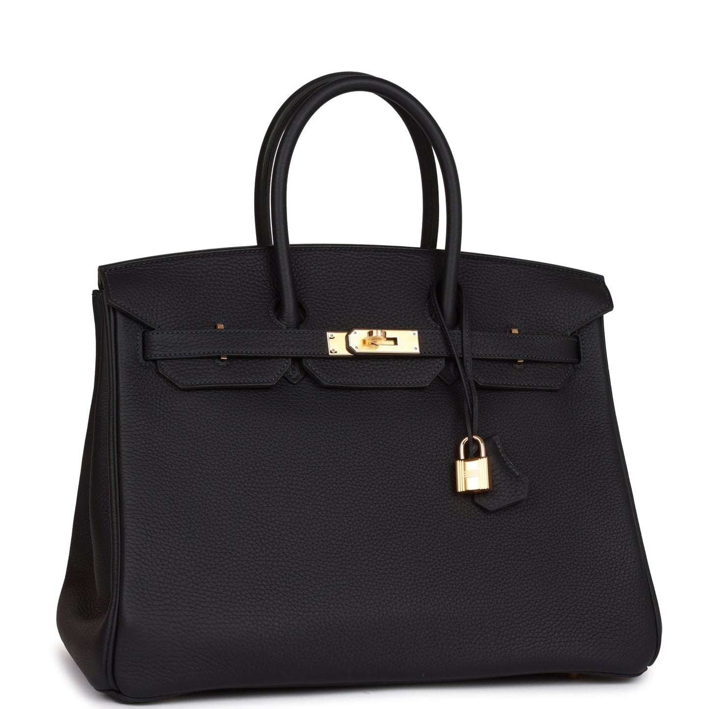 Hermes Birkin Caban Clemence Hardware Handbag Gold Travel Bag Gold Hardware