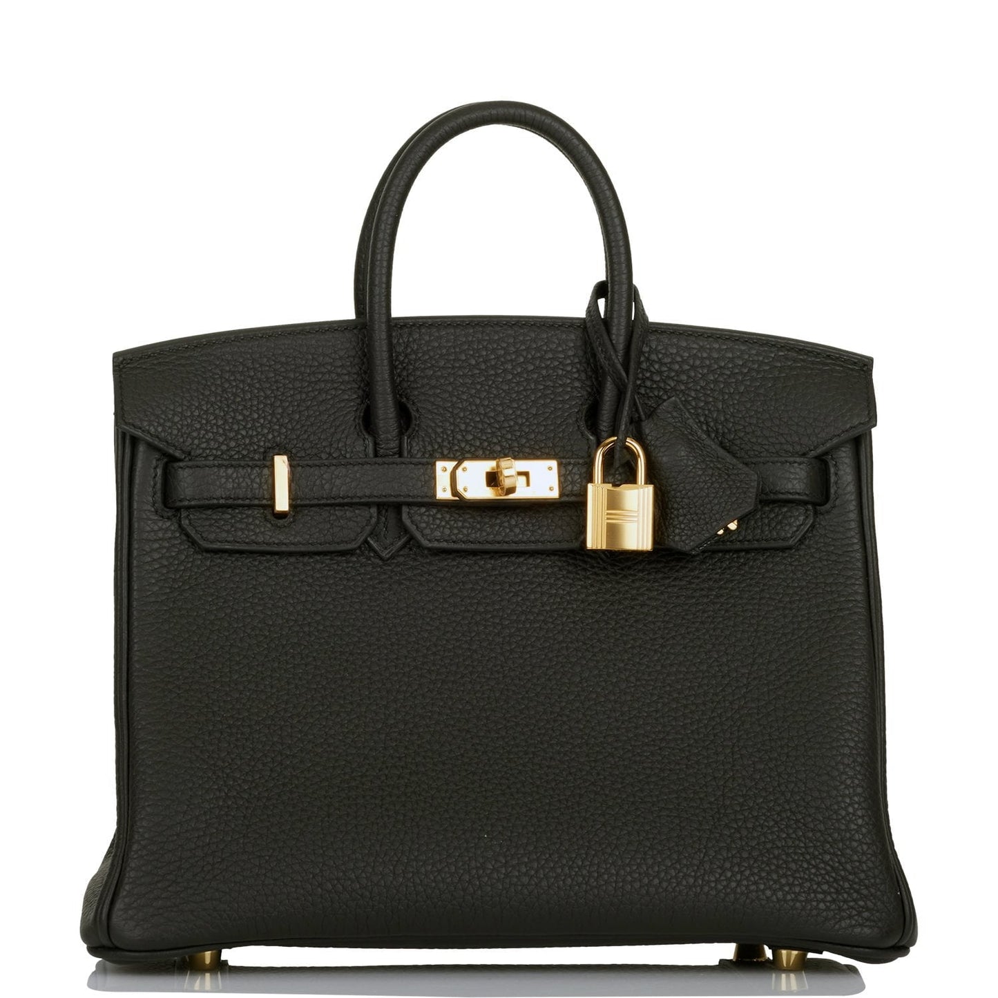Hermes Birkin Togo Hardware Handbag Black Gold Travel Bag 51