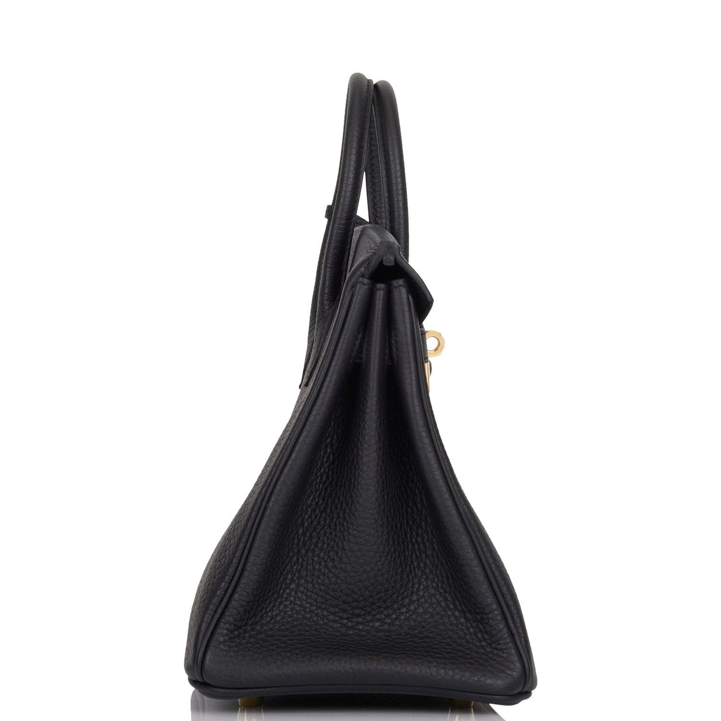 Hermes Birkin Togo Hardware Handbag Black Gold Travel Bag 51
