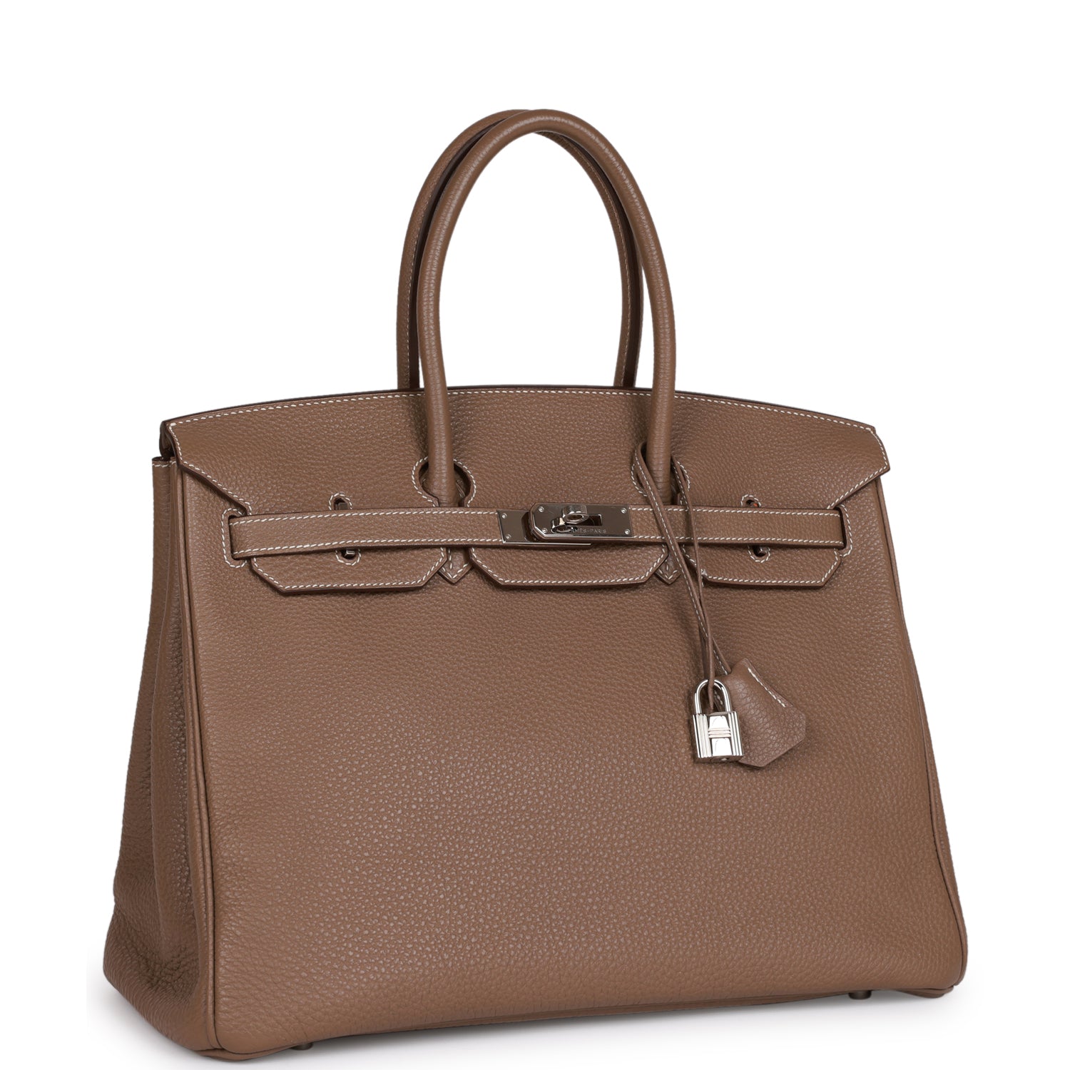Hermes Birkin Etoupe Togo Palladium Hardware Handbag Travel Bag Hardware 1 2