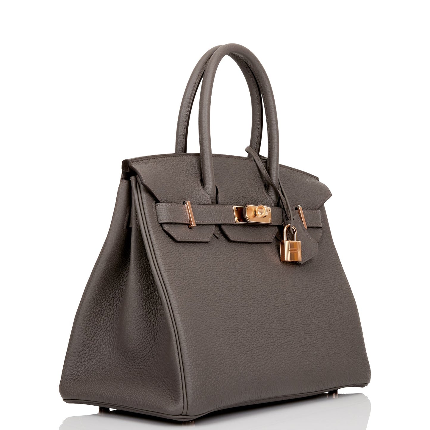 Hermes Birkin Etain Togo Rose Hardware Handbag Gold Travel Bag Gold Hardware