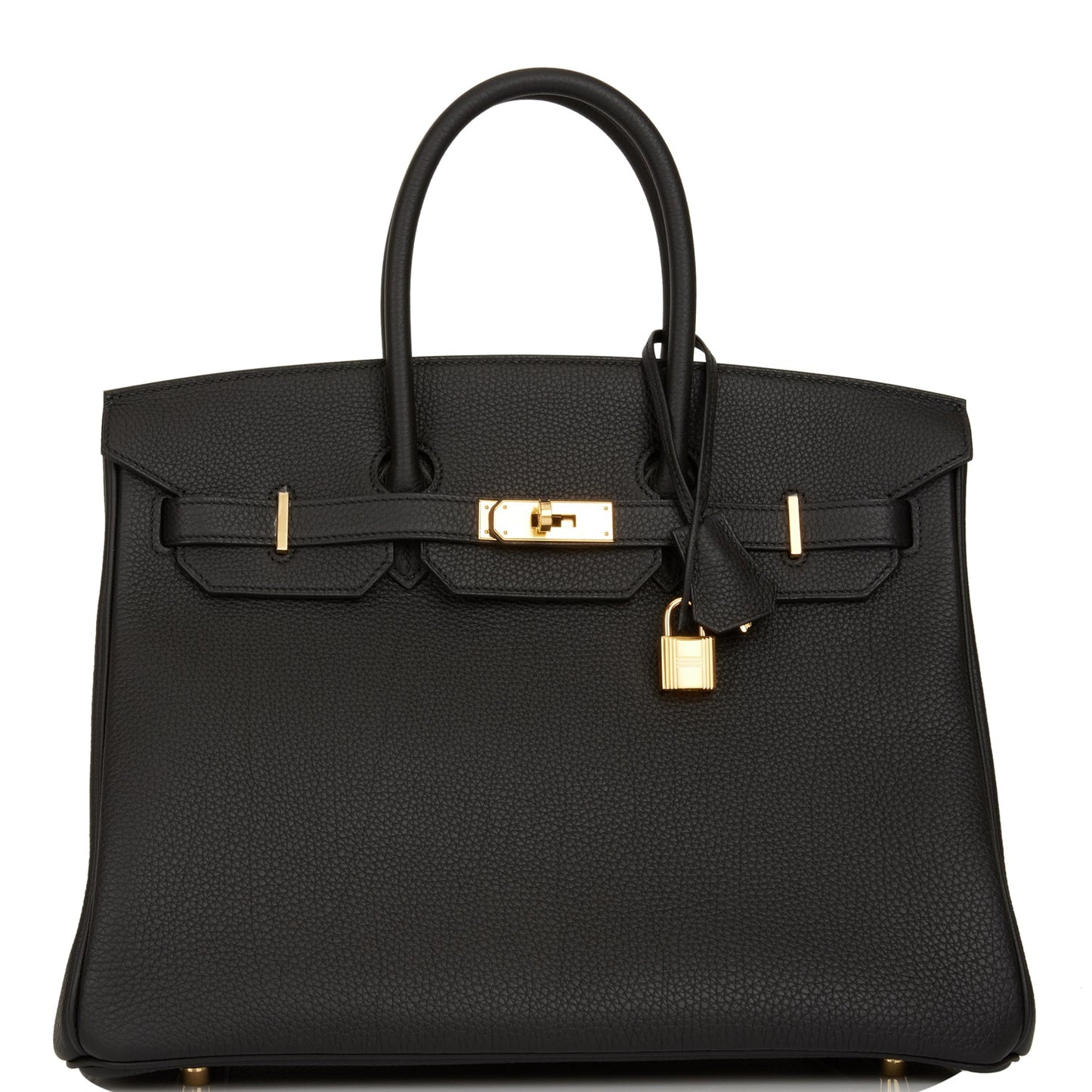 Hermes Birkin Togo Hardware Handbag Black Gold Travel Bag Hardware 4