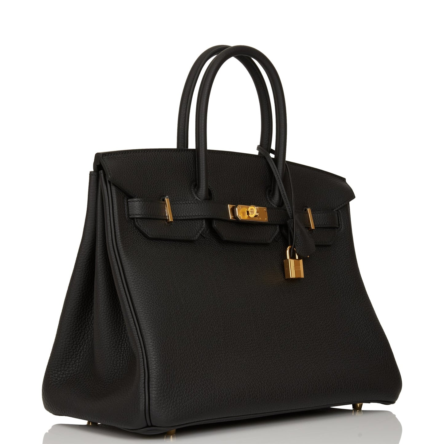 Hermes Birkin Togo Hardware Handbag Black Gold Travel Bag Hardware 4