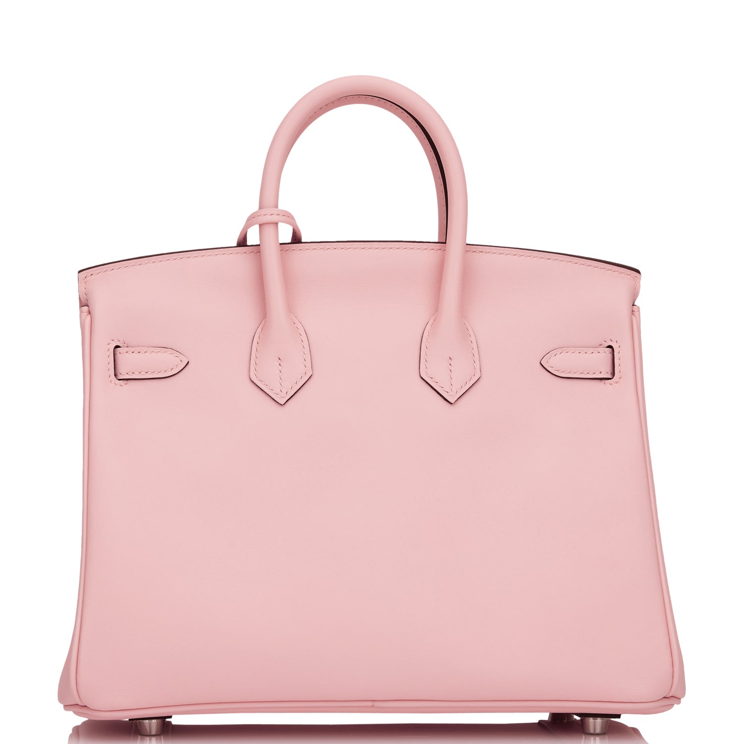 Hermes Birkin Rose Sakura Jonathan Palladium Hardware Handbag Travel Bag