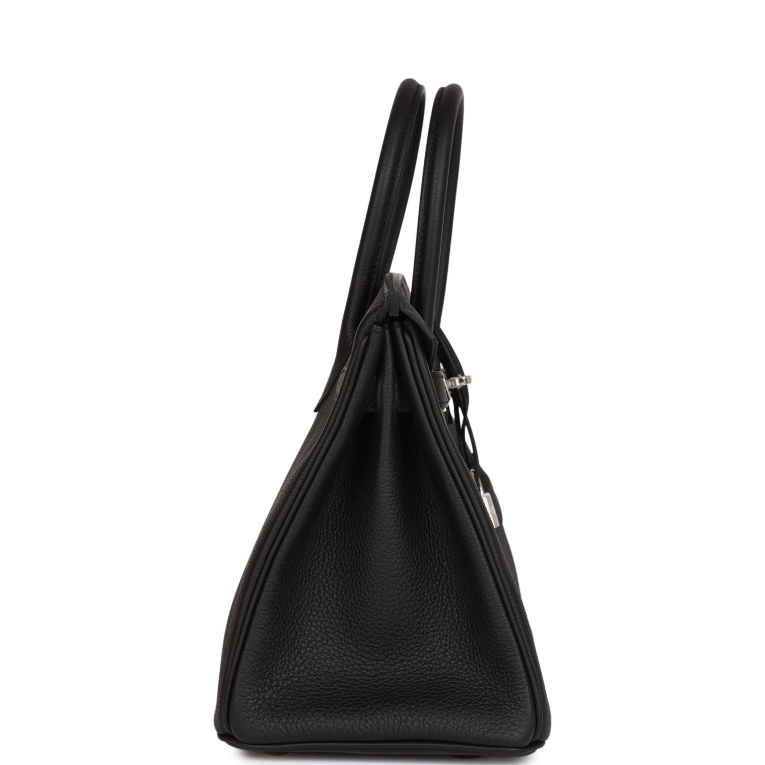 Hermes Birkin Togo Palladium Hardware Handbag Black Travel Bag Hardware 18