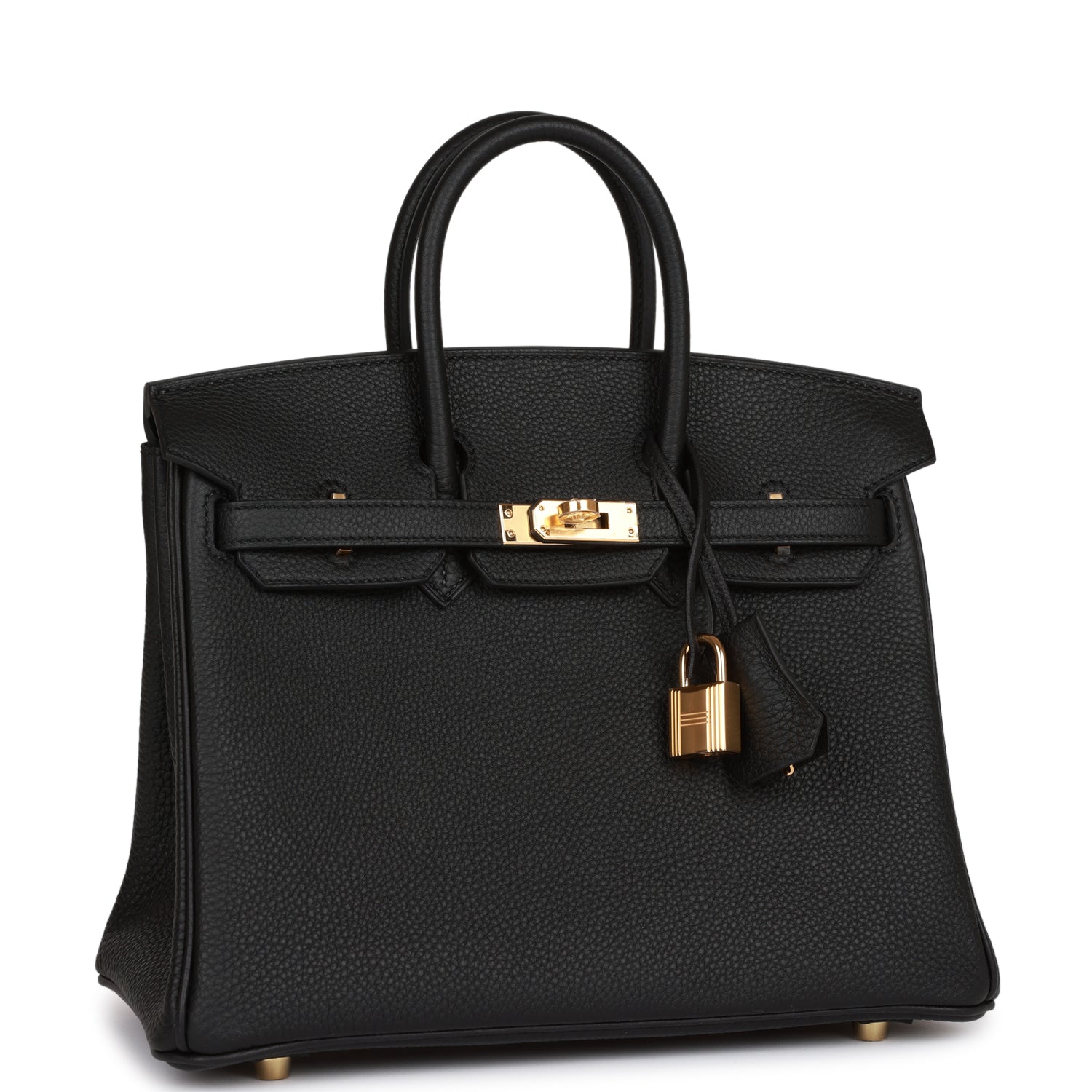 Hermes Birkin Togo Hardware Handbag Black Gold Travel Bag 46
