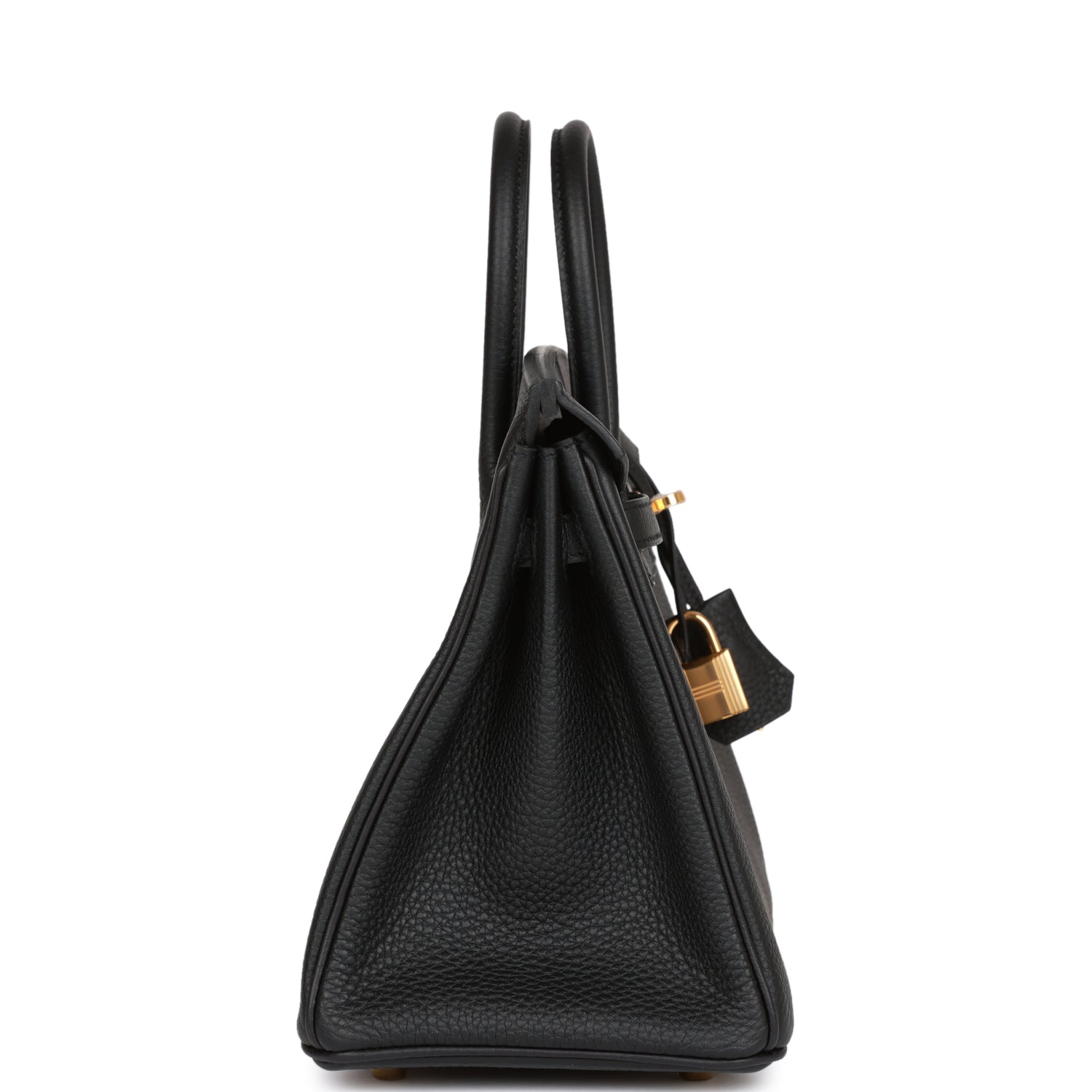 Hermes Birkin Togo Hardware Handbag Black Gold Travel Bag 46