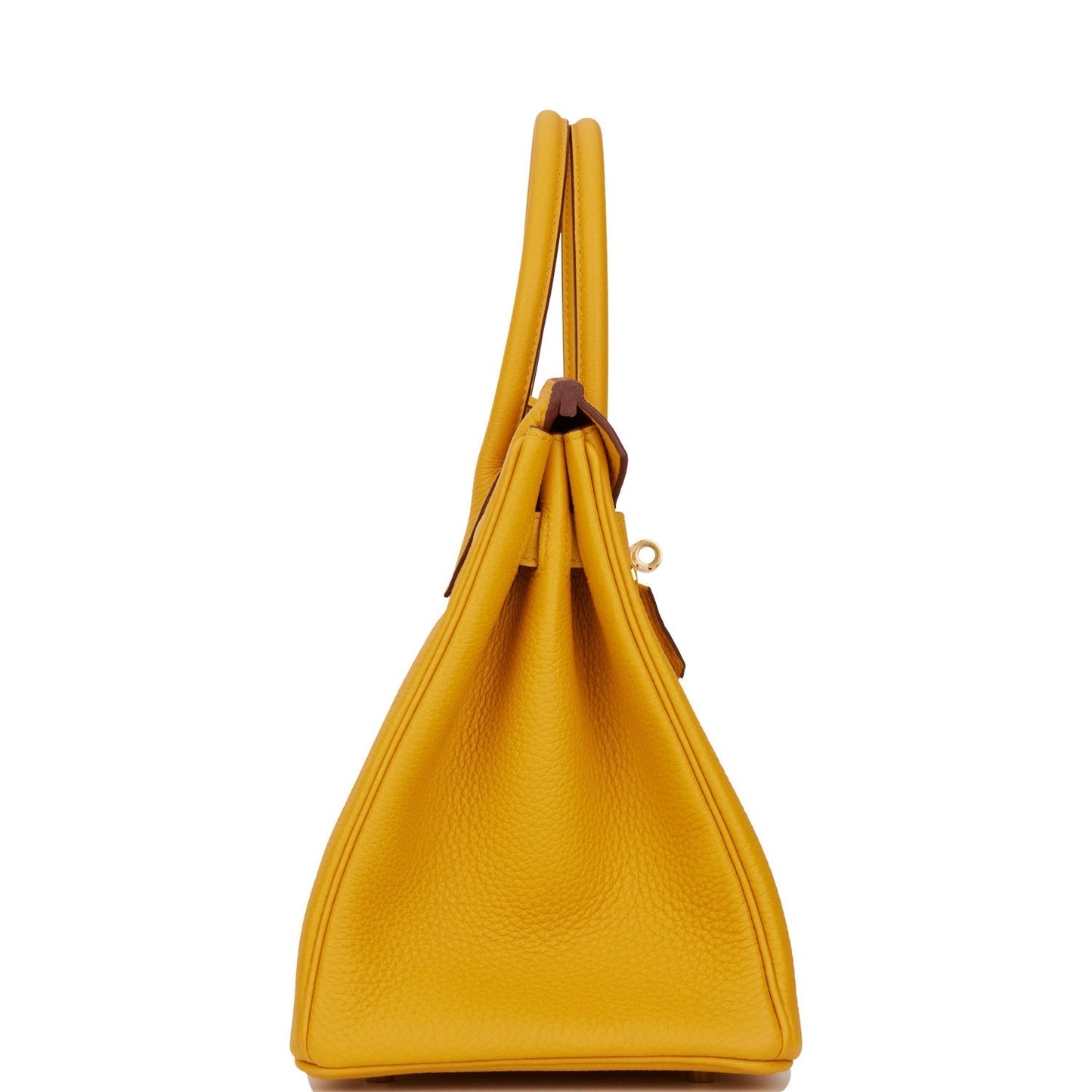 Hermes Birkin Jaune Ambre Togo Hardware Handbag Gold Travel Bag Gold Hardware