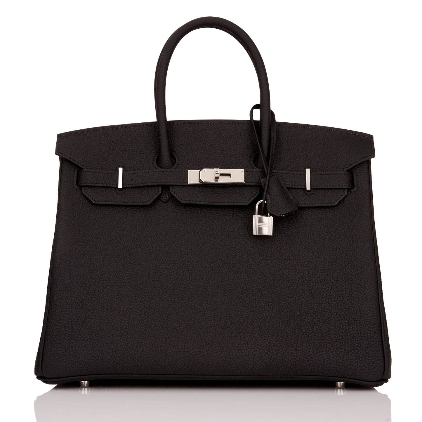 Hermes Birkin Togo Palladium Hardware Handbag Black Travel Bag Hardware 5