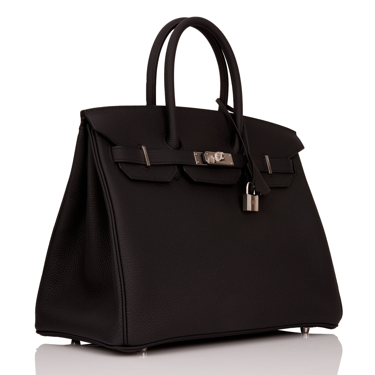 Hermes Birkin Togo Palladium Hardware Handbag Black Travel Bag Hardware 4