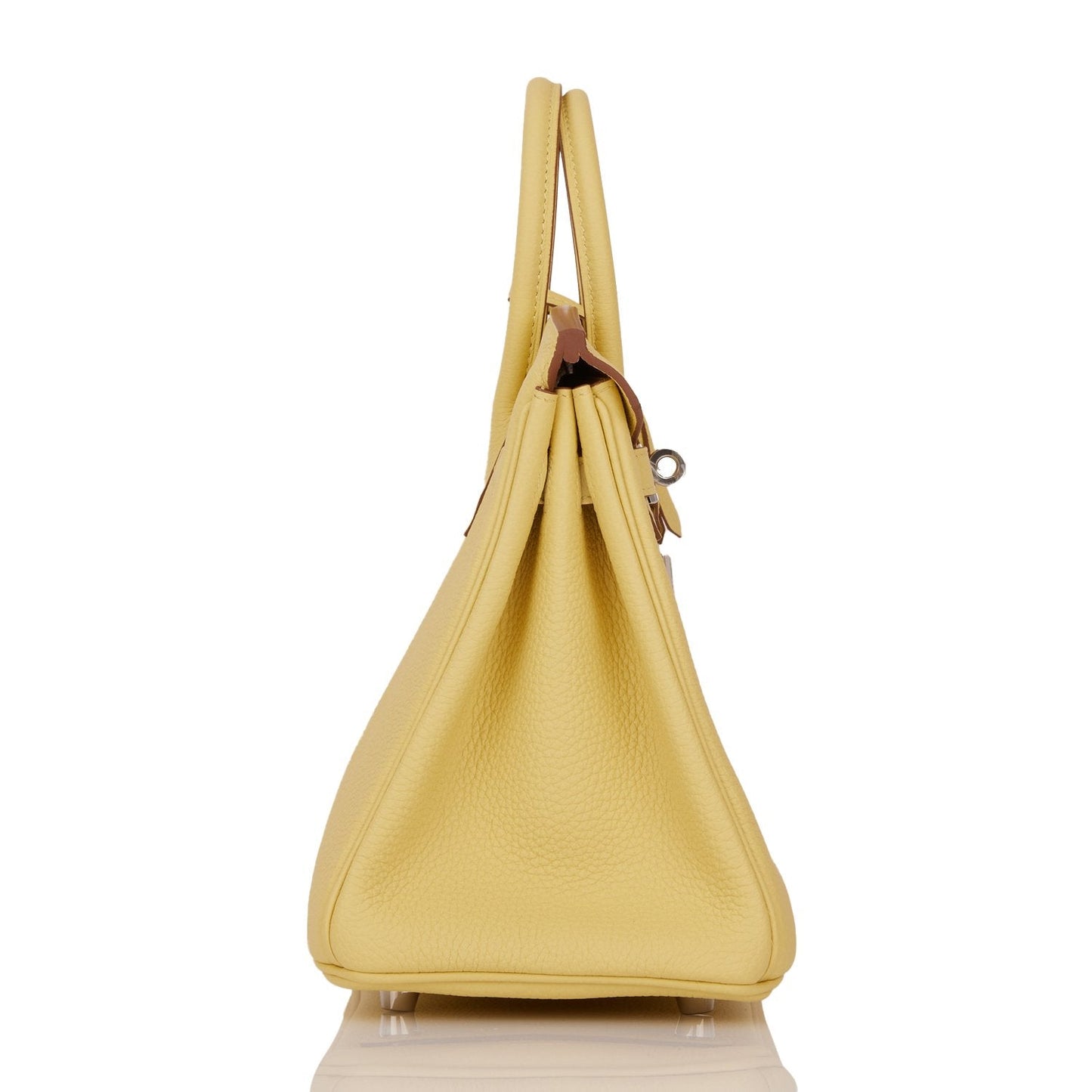 Hermes Birkin Jaune Poussin Togo Palladium Hardware Handbag Travel Bag