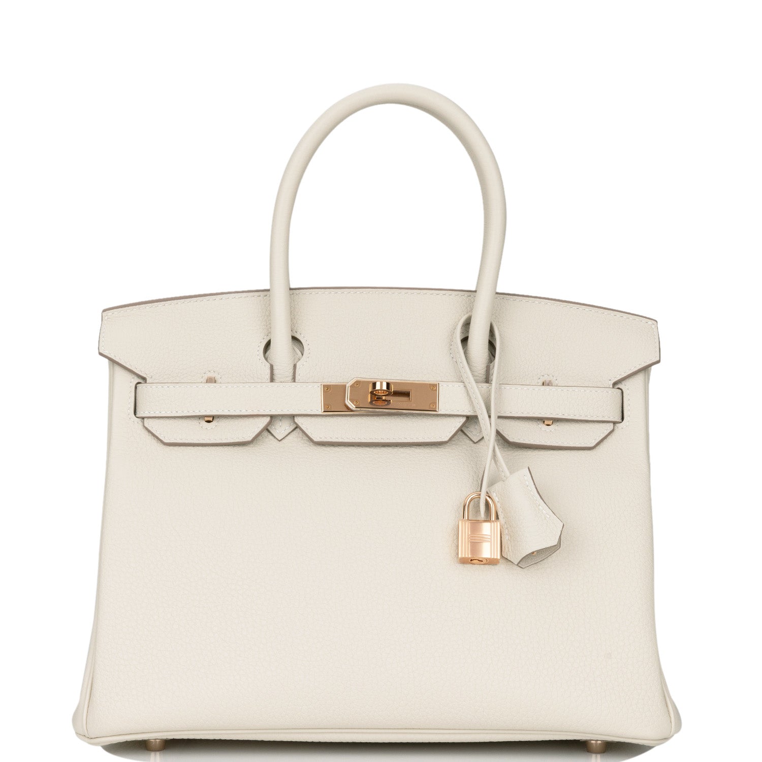 Hermes Birkin Craie Togo Rose Hardware Handbag Gold Travel Bag Gold Hardware 2
