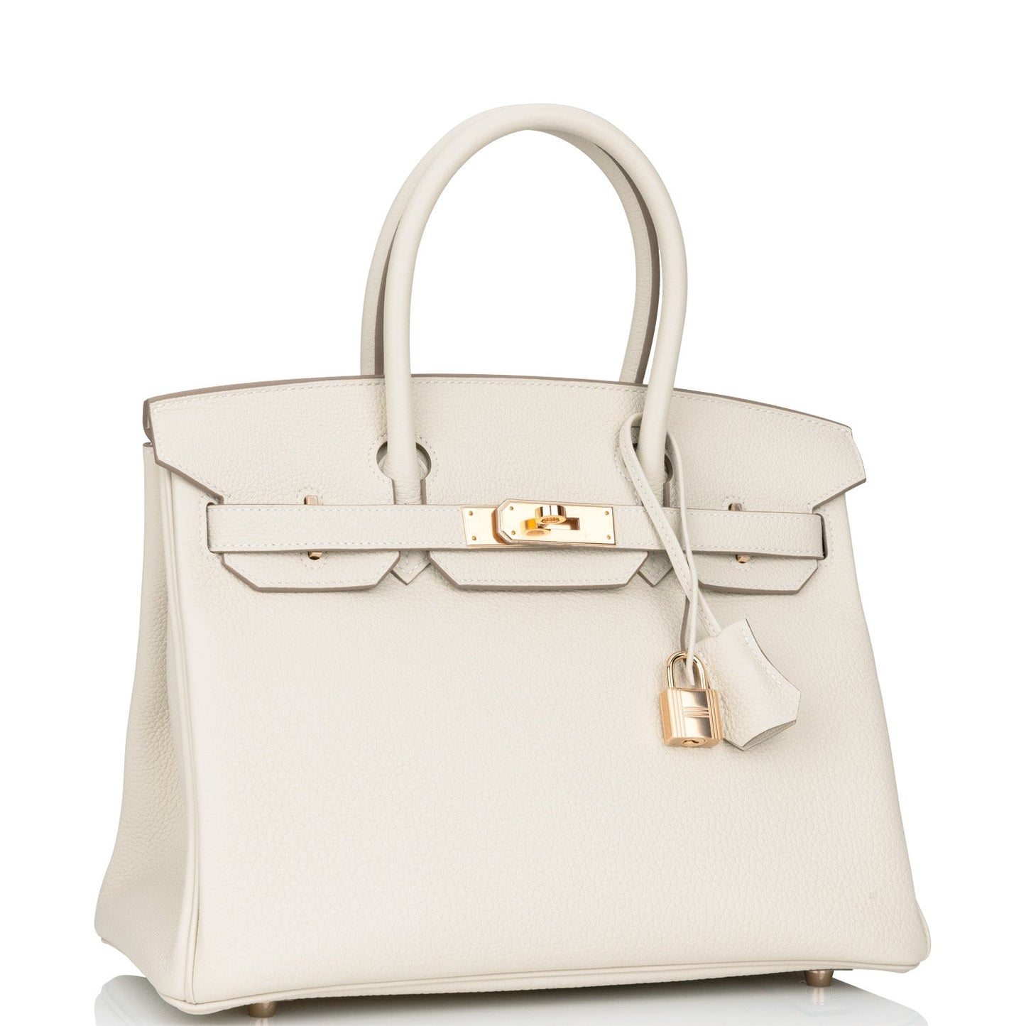 Hermes Birkin Craie Togo Rose Hardware Handbag Gold Travel Bag Gold Hardware 2