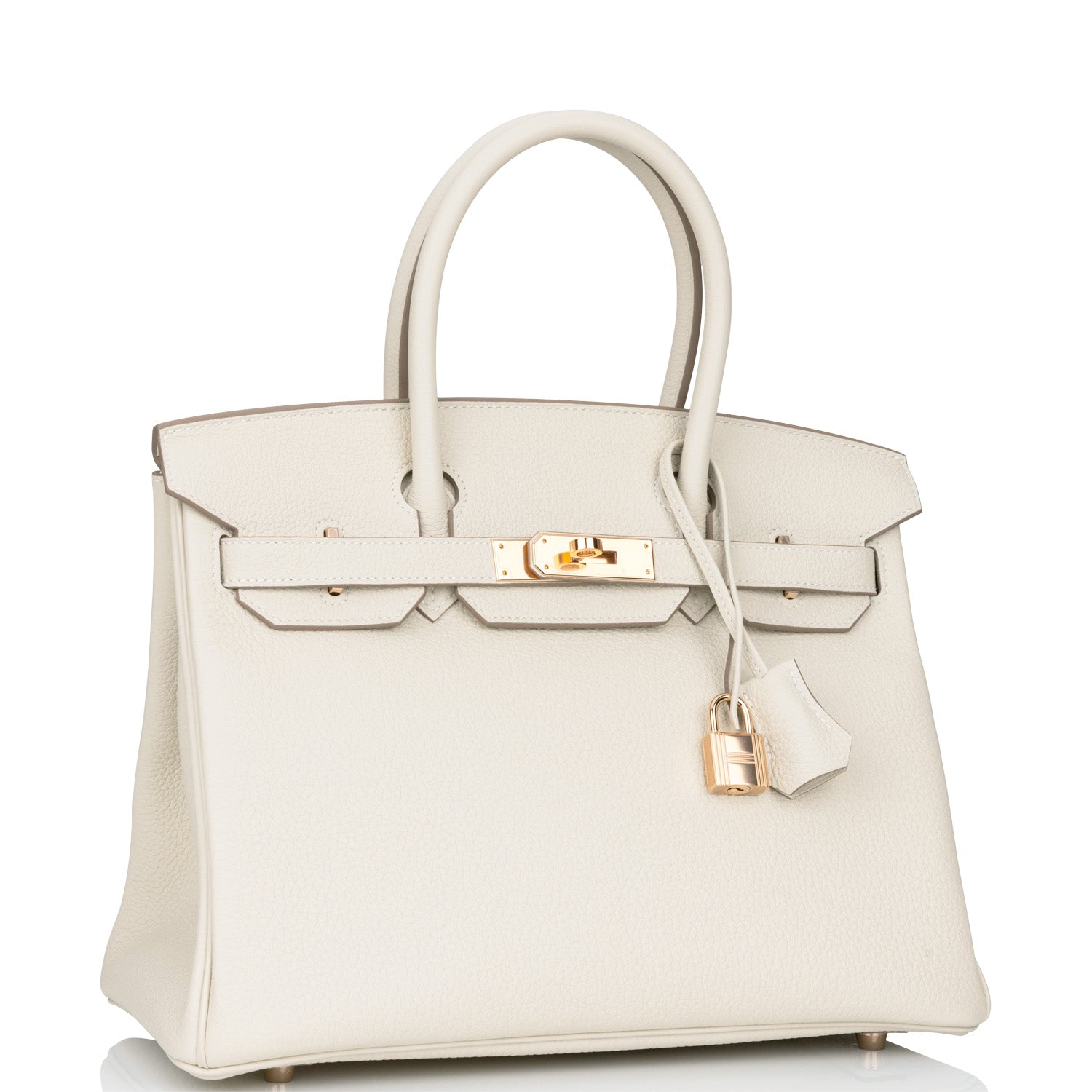 Hermes Birkin Craie Togo Rose Hardware Handbag Gold Travel Bag Gold Hardware 2