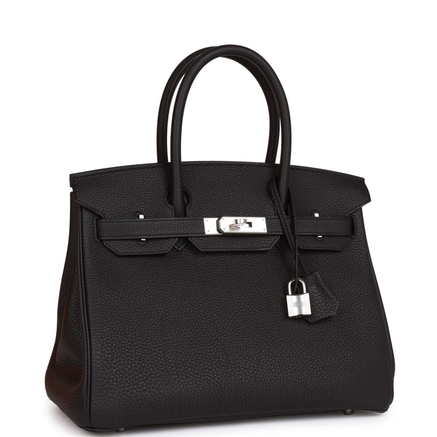 Hermes Birkin Togo Palladium Hardware Handbag Black Travel Bag Palladium Hardware 19