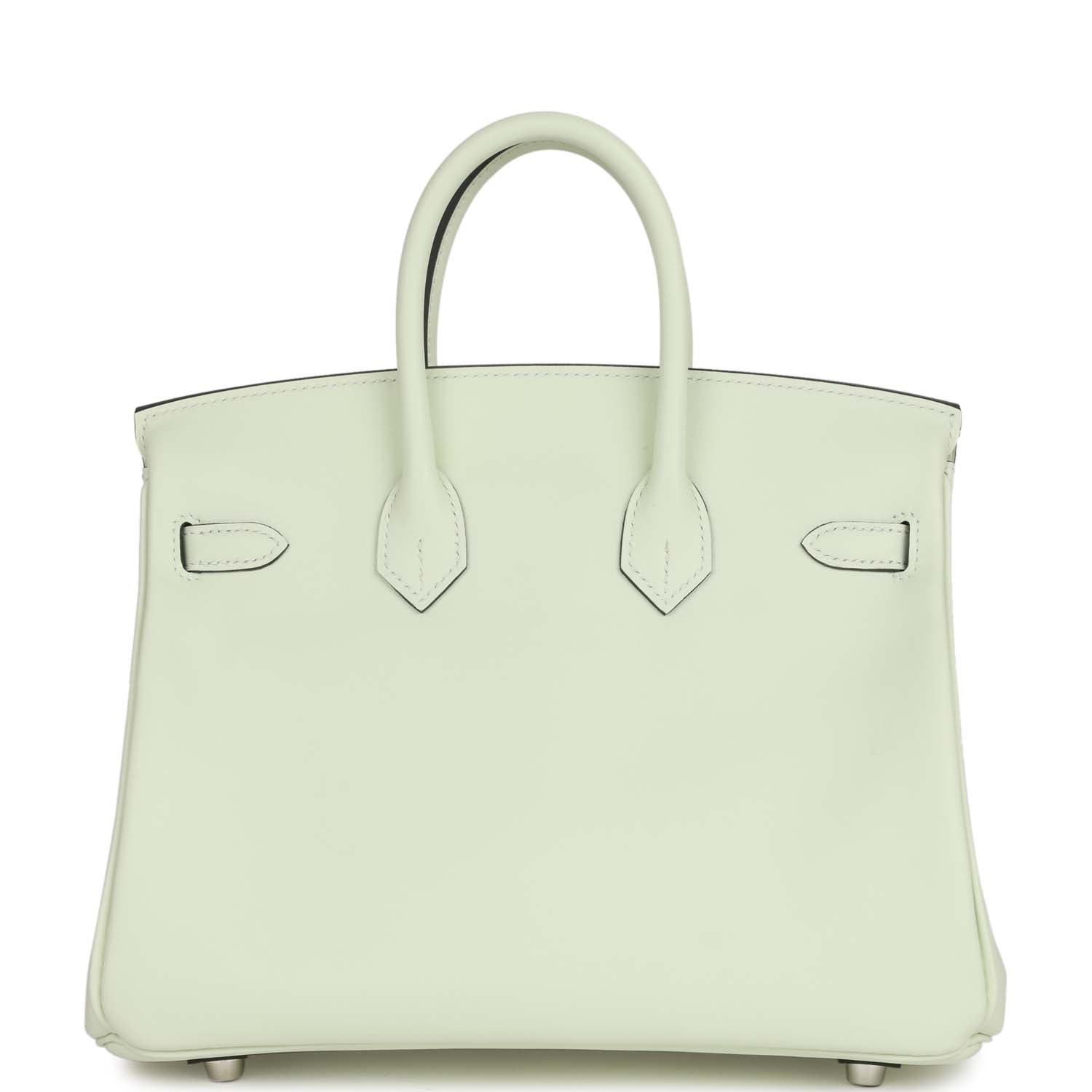 Hermes Birkin Vert Fizz Swift Palladium Hardware Handbag Travel Bag