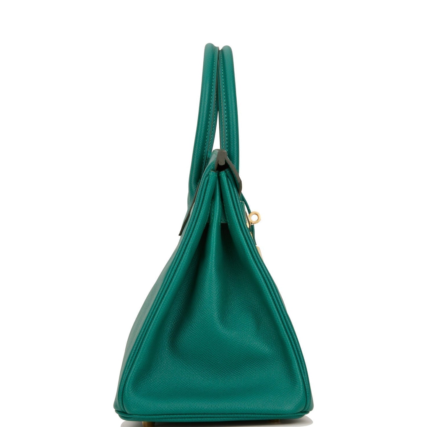 Hermes Birkin Malachite Epsom Hardware Handbag Gold Travel Bag Gold Hardware
