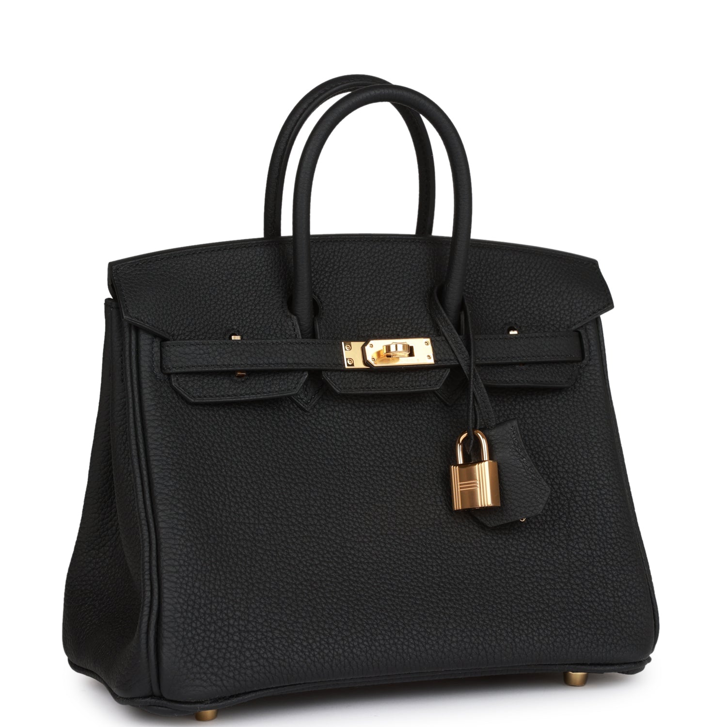 Hermes Birkin Togo Hardware Handbag Black Gold Travel Bag 44
