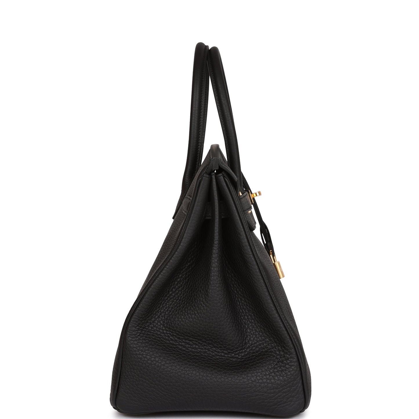 Hermes Birkin Togo Hardware Handbag Black Gold Travel Bag Hardware 16