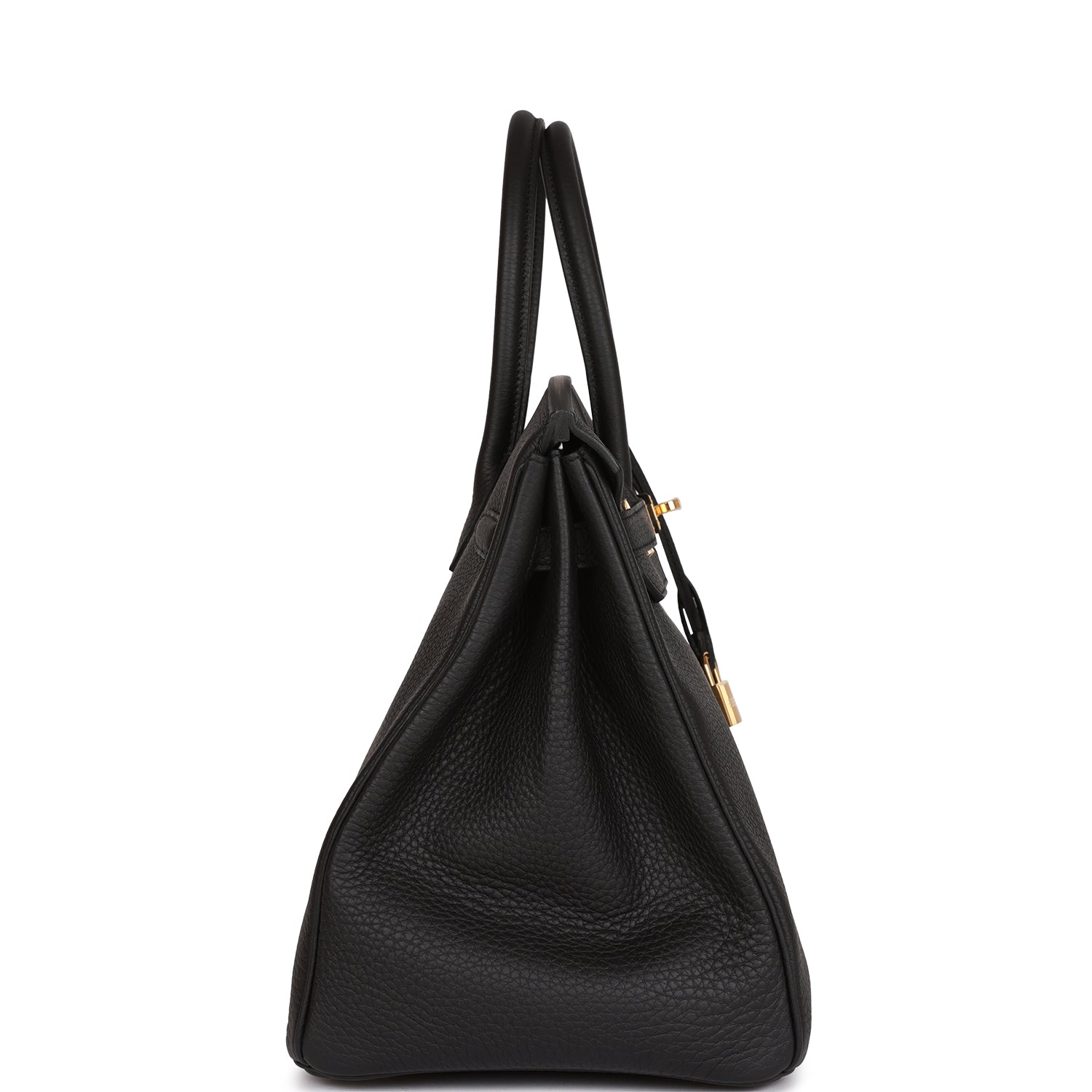 Hermes Birkin Togo Hardware Handbag Black Gold Travel Bag Hardware 16