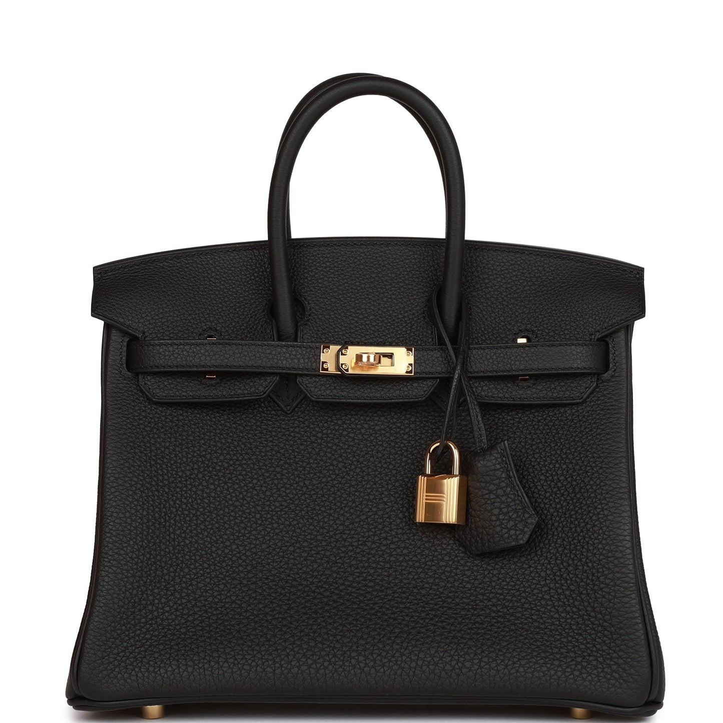 Hermes Birkin Togo Hardware Handbag Black Gold Travel Bag 43