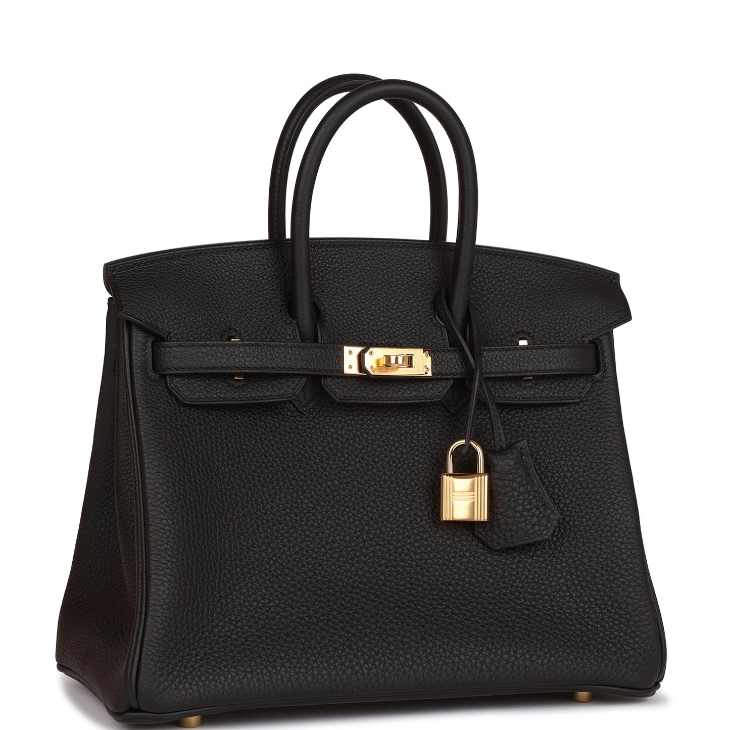 Hermes Birkin Togo Hardware Handbag Black Gold Travel Bag 43