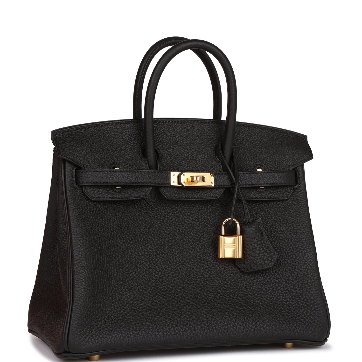 Hermes Birkin Togo Hardware Handbag Black Gold Travel Bag 43