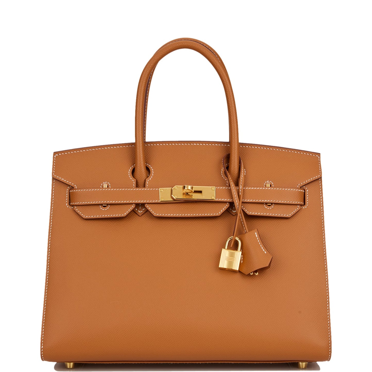 Hermes Birkin Sellier Epsom Hardware Handbag Gold Travel Bag