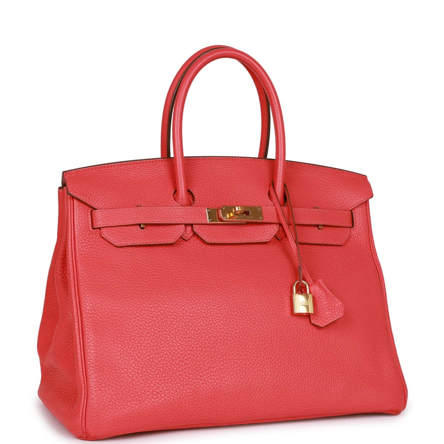 Hermes Birkin Bougainvillea Clemence Hardware Handbag Gold Travel Bag Hardware 1