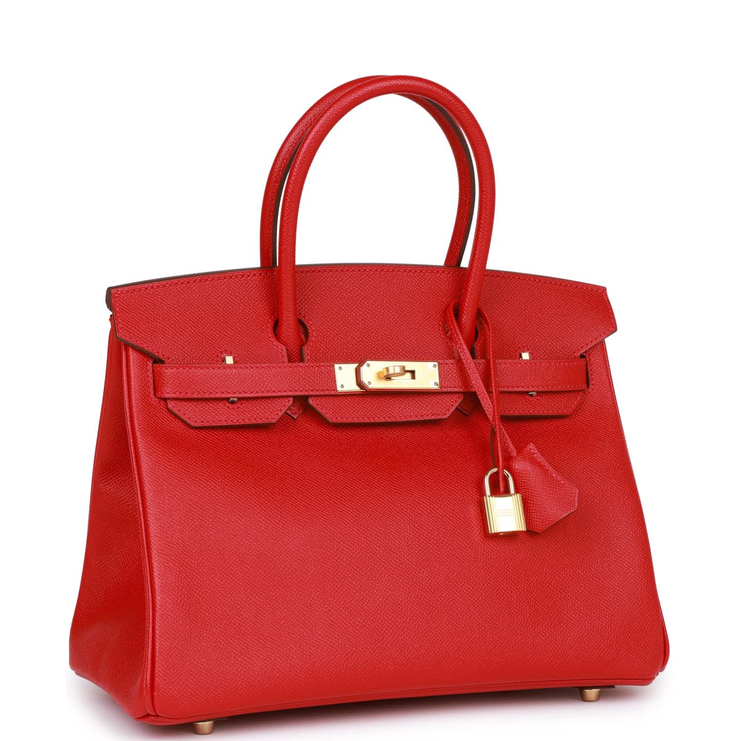 Hermes Birkin Rouge Cas Ue Epsom Hardware Handbag Gold Travel Bag Hardware 1