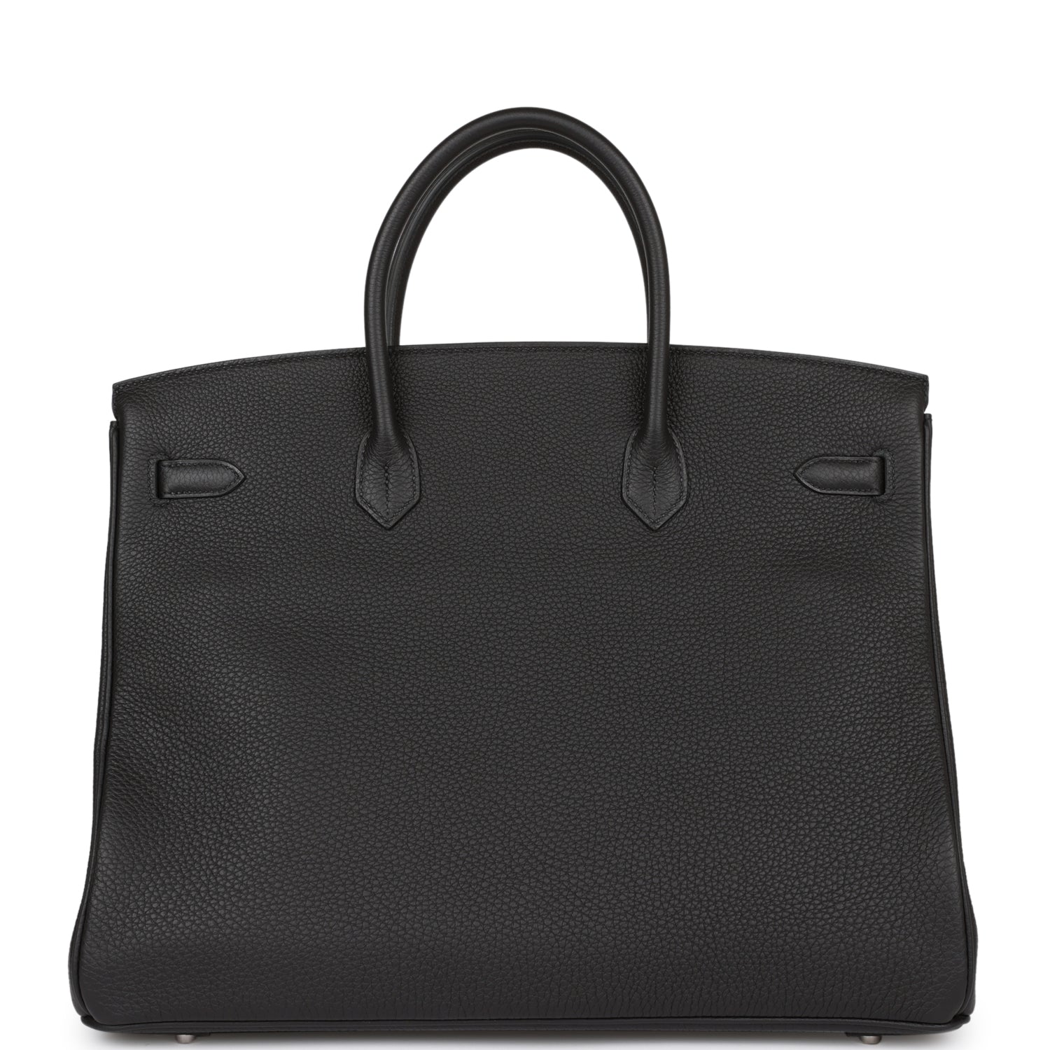 Hermes Birkin Togo Palladium Hardware Handbag Black Travel Bag