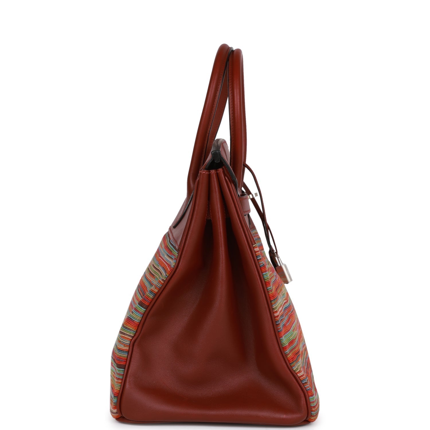 Hermes Top Quality Luxury Birkin Vibrato Rouge H Travel Bag