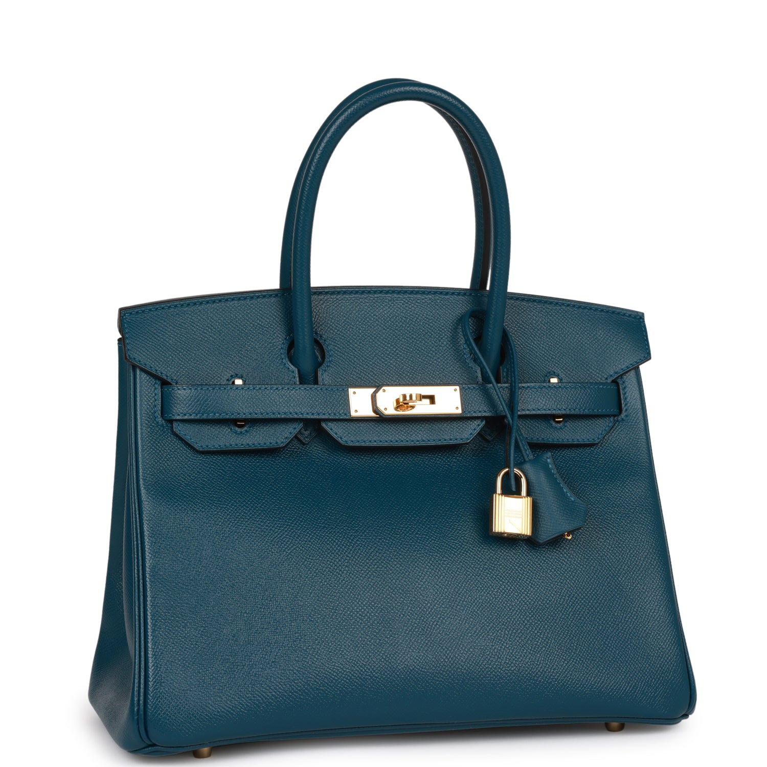 Hermes Birkin Colvert Epsom Hardware Handbag Gold Travel Bag