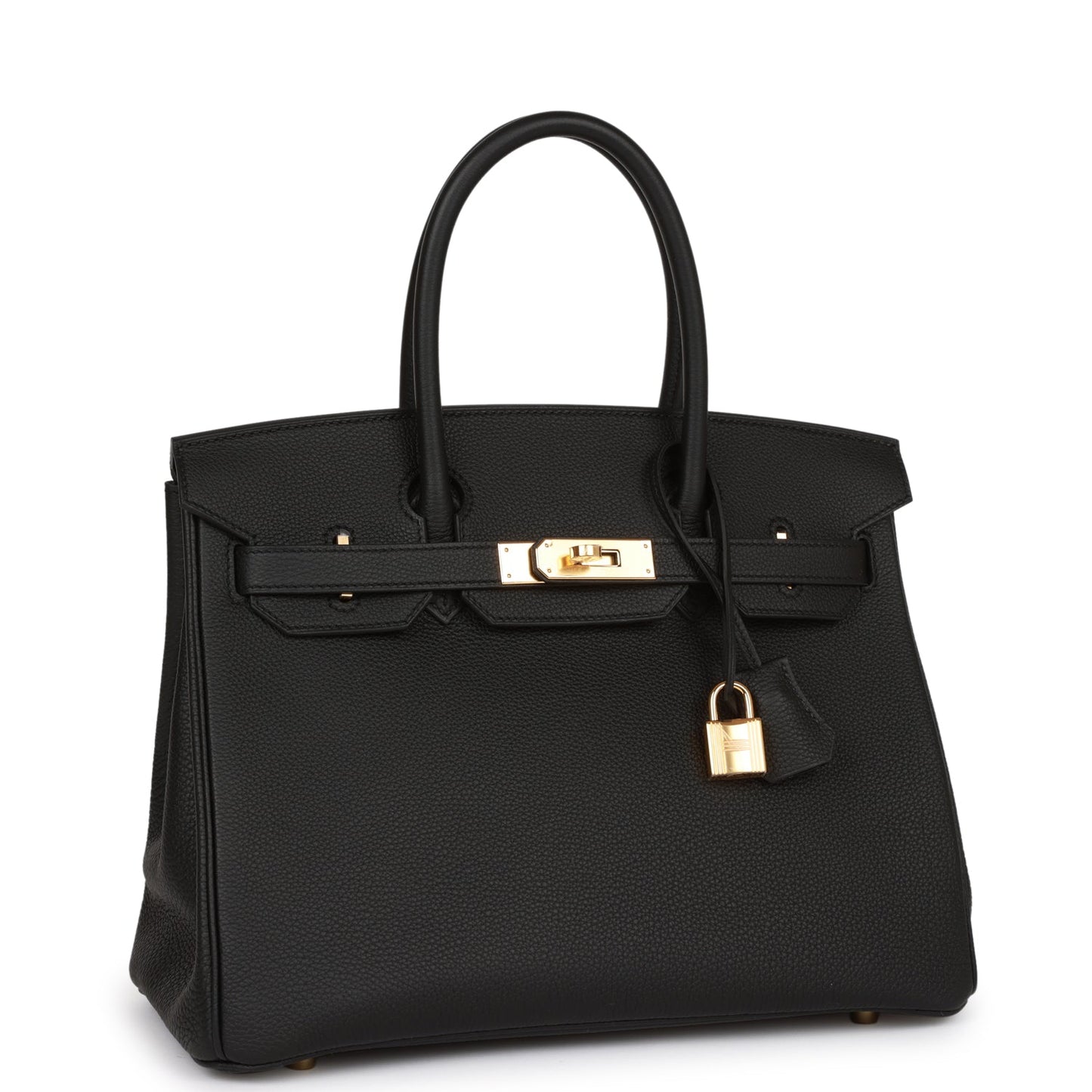 Hermes Birkin Togo Hardware Handbag Black Gold Travel Bag Hardware 19