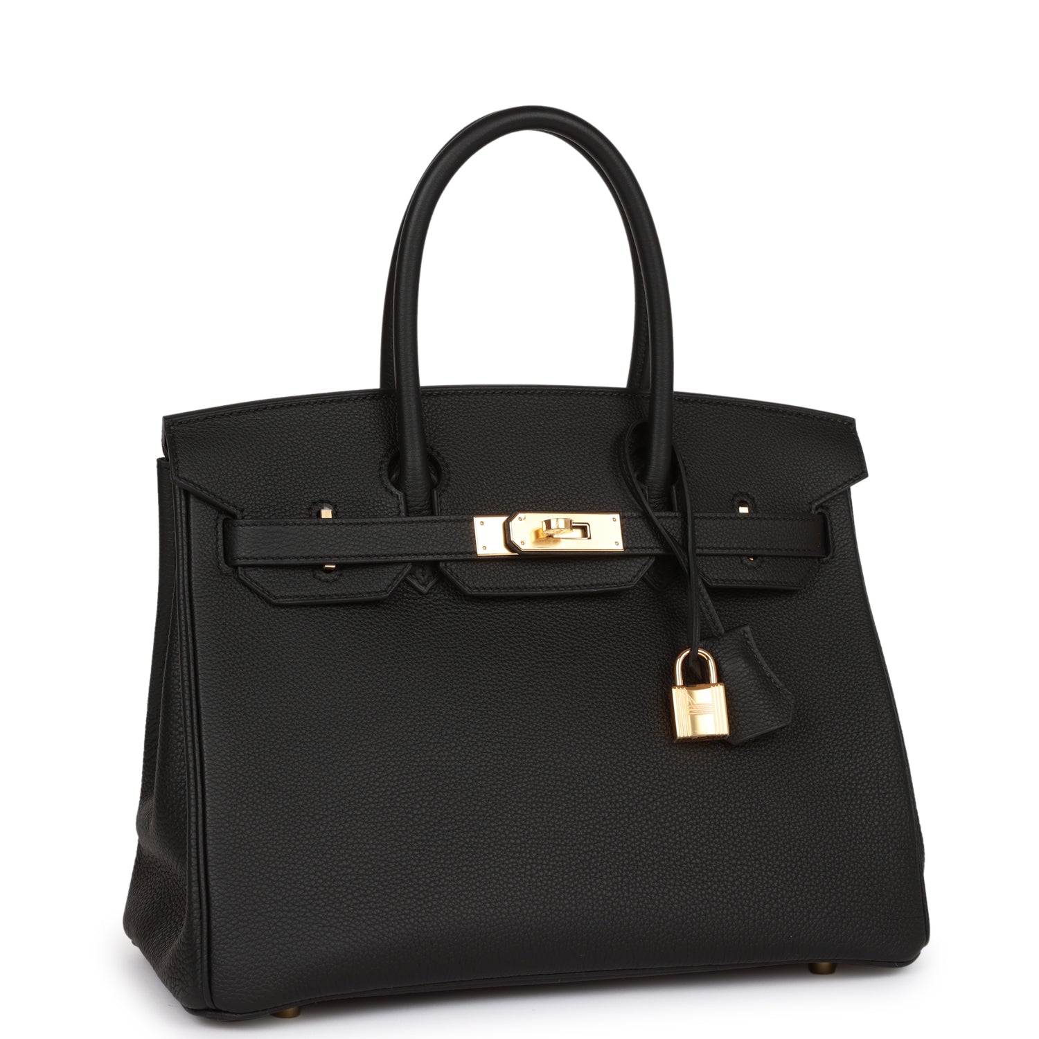 Hermes Birkin Togo Hardware Handbag Black Gold Travel Bag Hardware 19