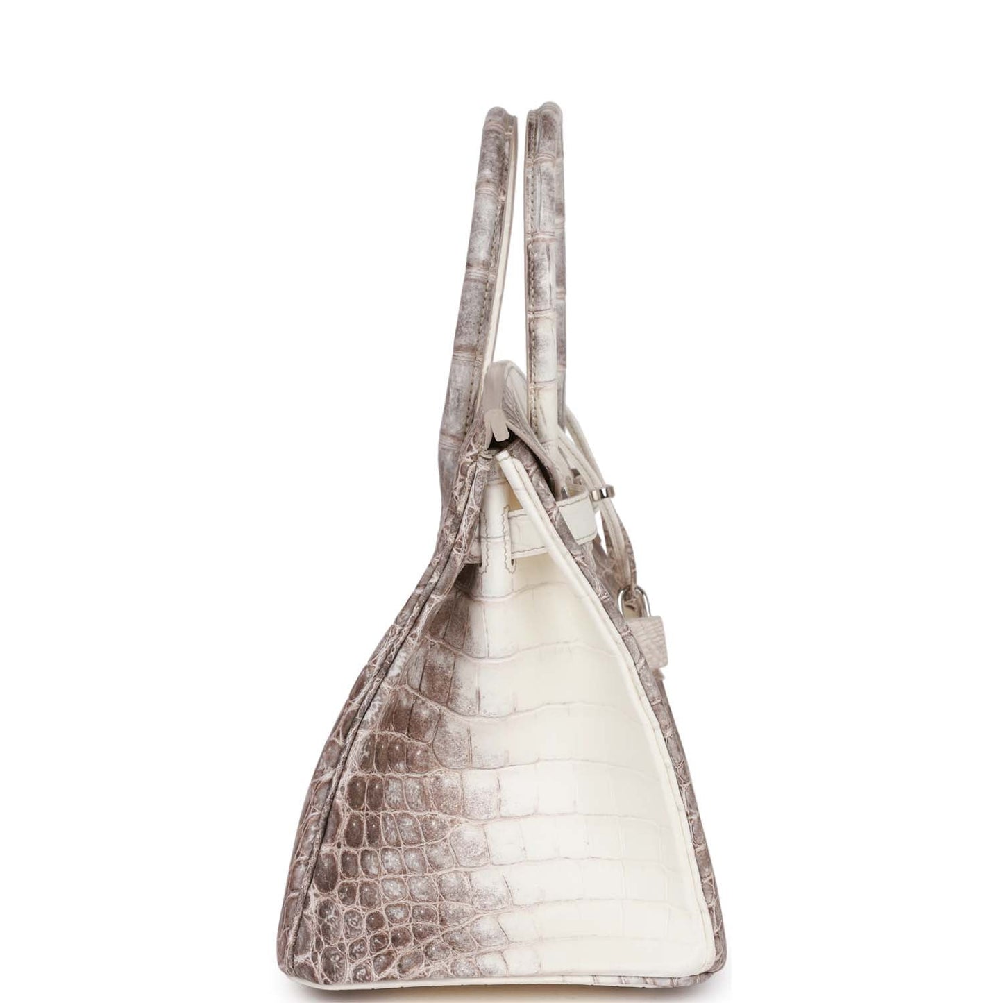 Hermes Birkin Himalaya Niloticus Crocodile Palladium Hardware Handbag Travel Bag Hardware 3