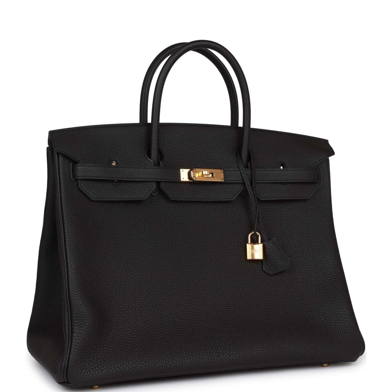 Hermes Birkin Togo Hardware Handbag Black Gold Travel Bag Gold Hardware 5