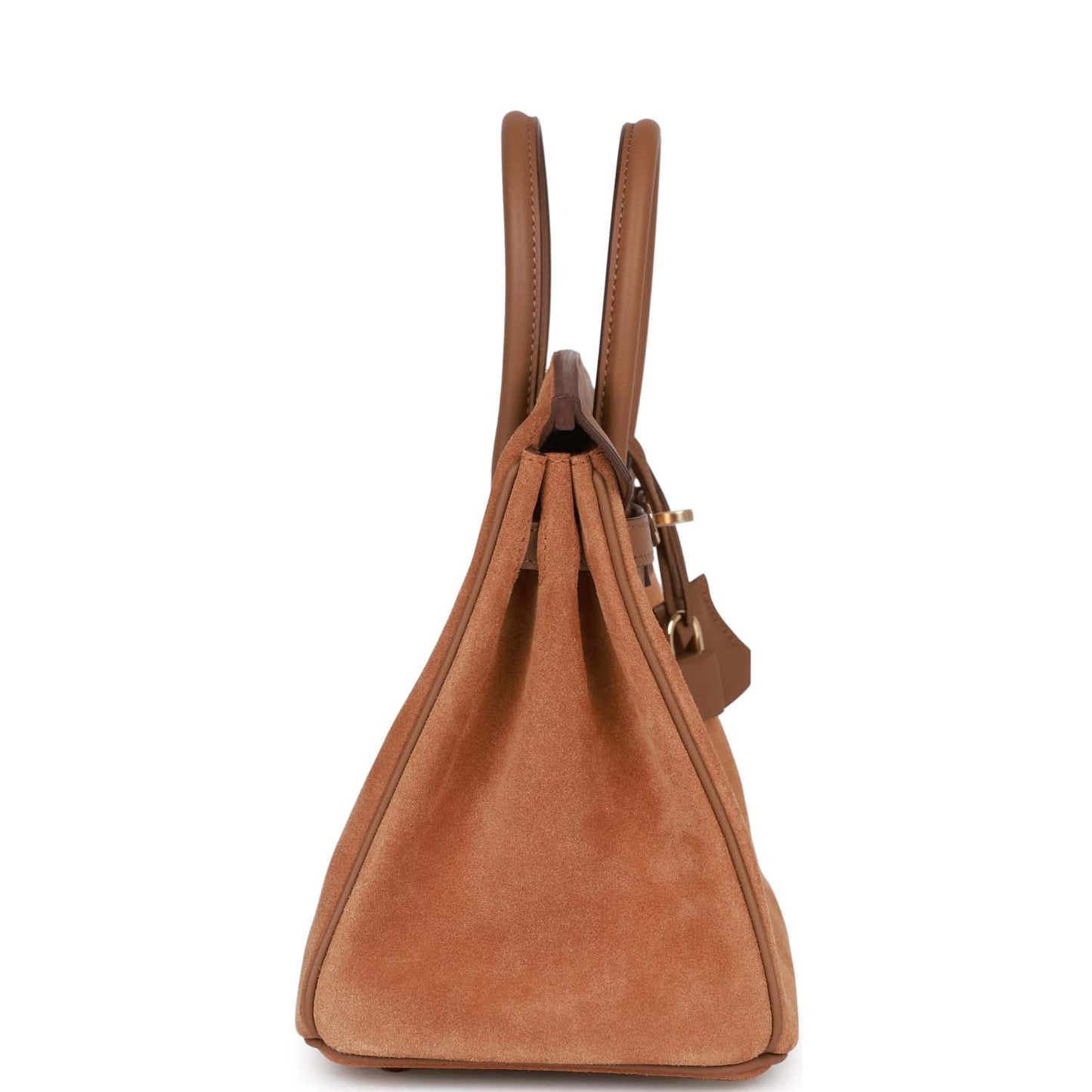 Hermes Birkin Chamois And Alezan Grizzly And Swift Gold Travel Bag