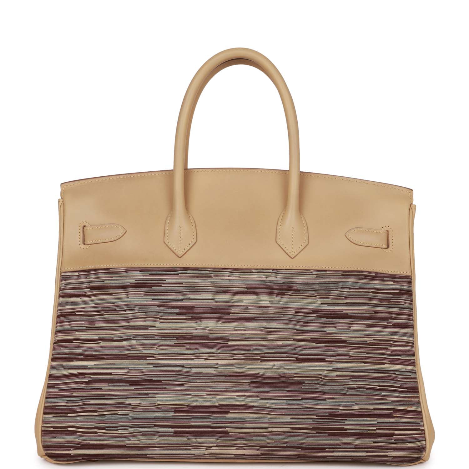 Hermes Luxury Birkin Vibrato Parchemin Box Hardware Handbag Gold Travel Bag